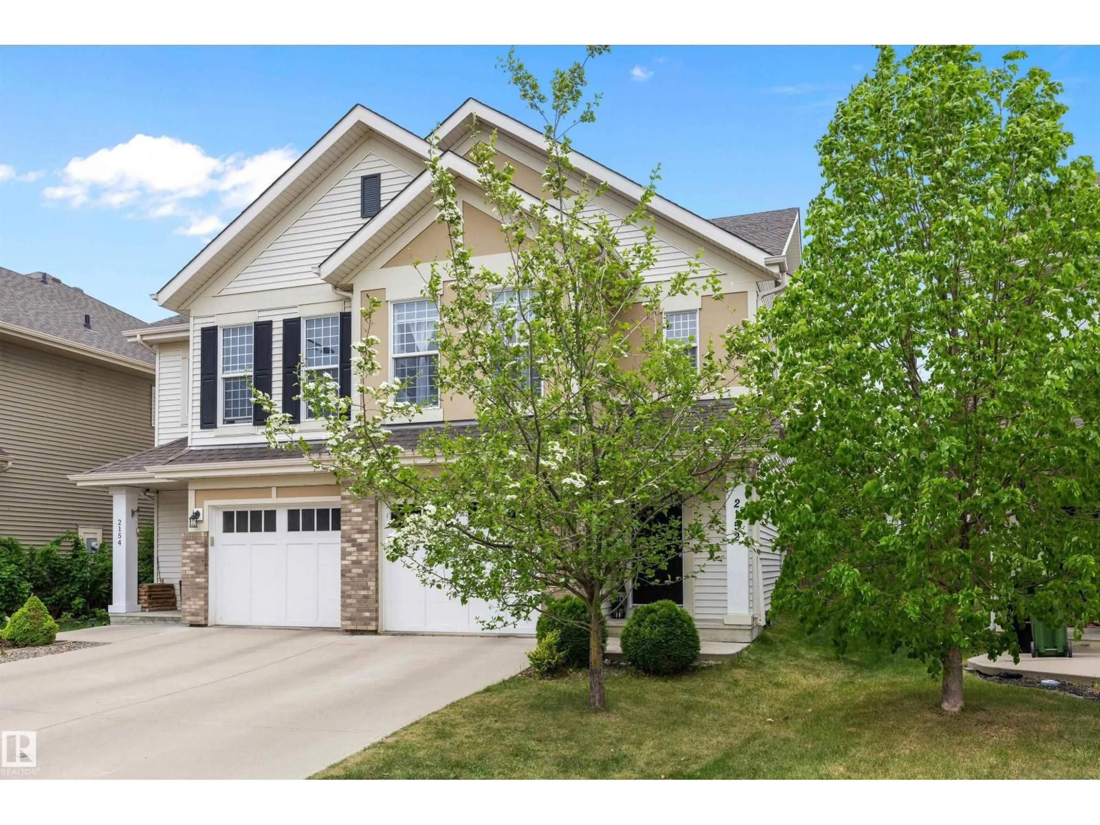Home with vinyl exterior material, street for 2152 CASSIDY WD, Edmonton Alberta T6W3E2