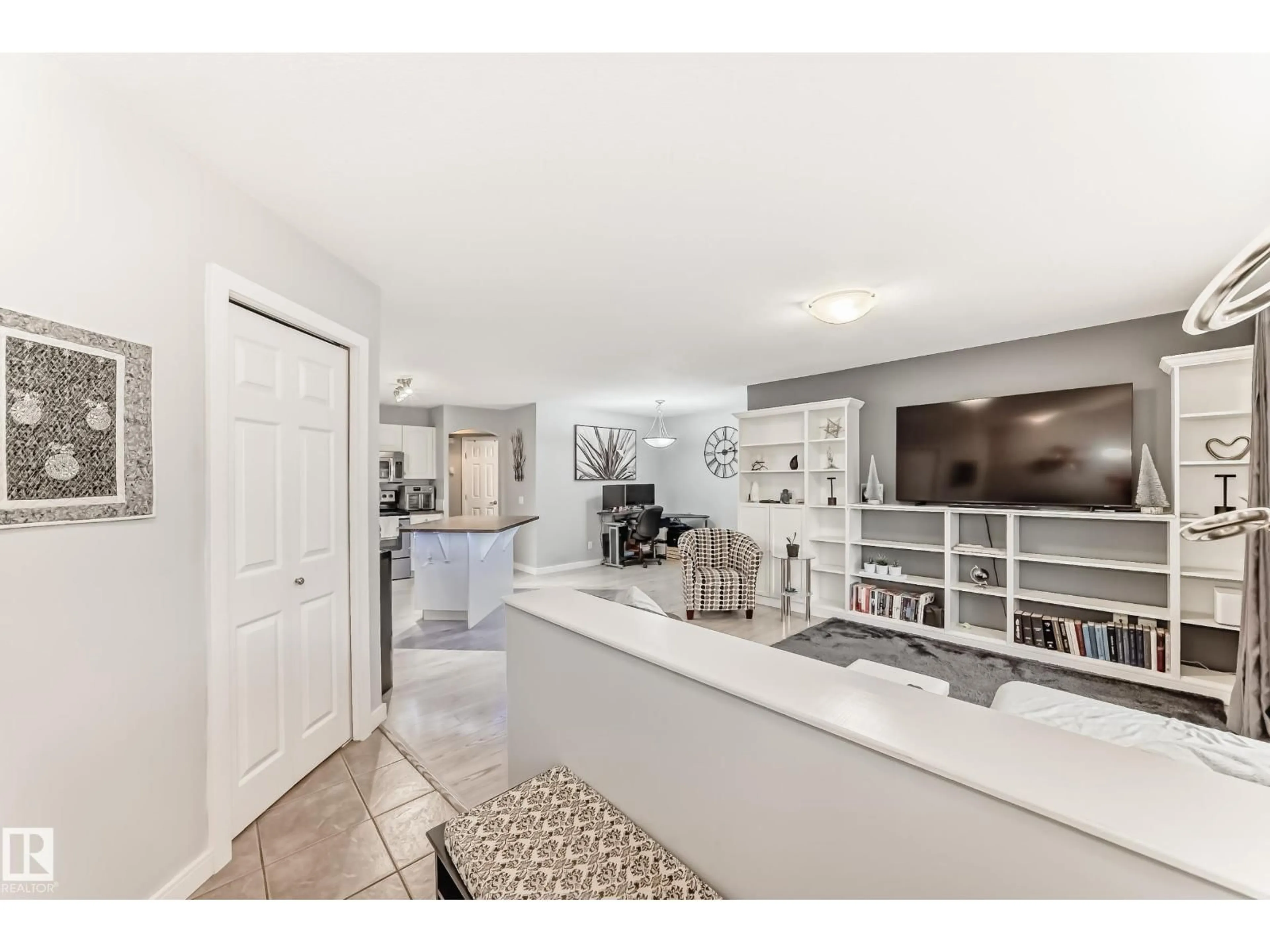 Open concept kitchen, ceramic/tile floor for 150 - 53 EDWARDS DR, Edmonton Alberta T6X1G2