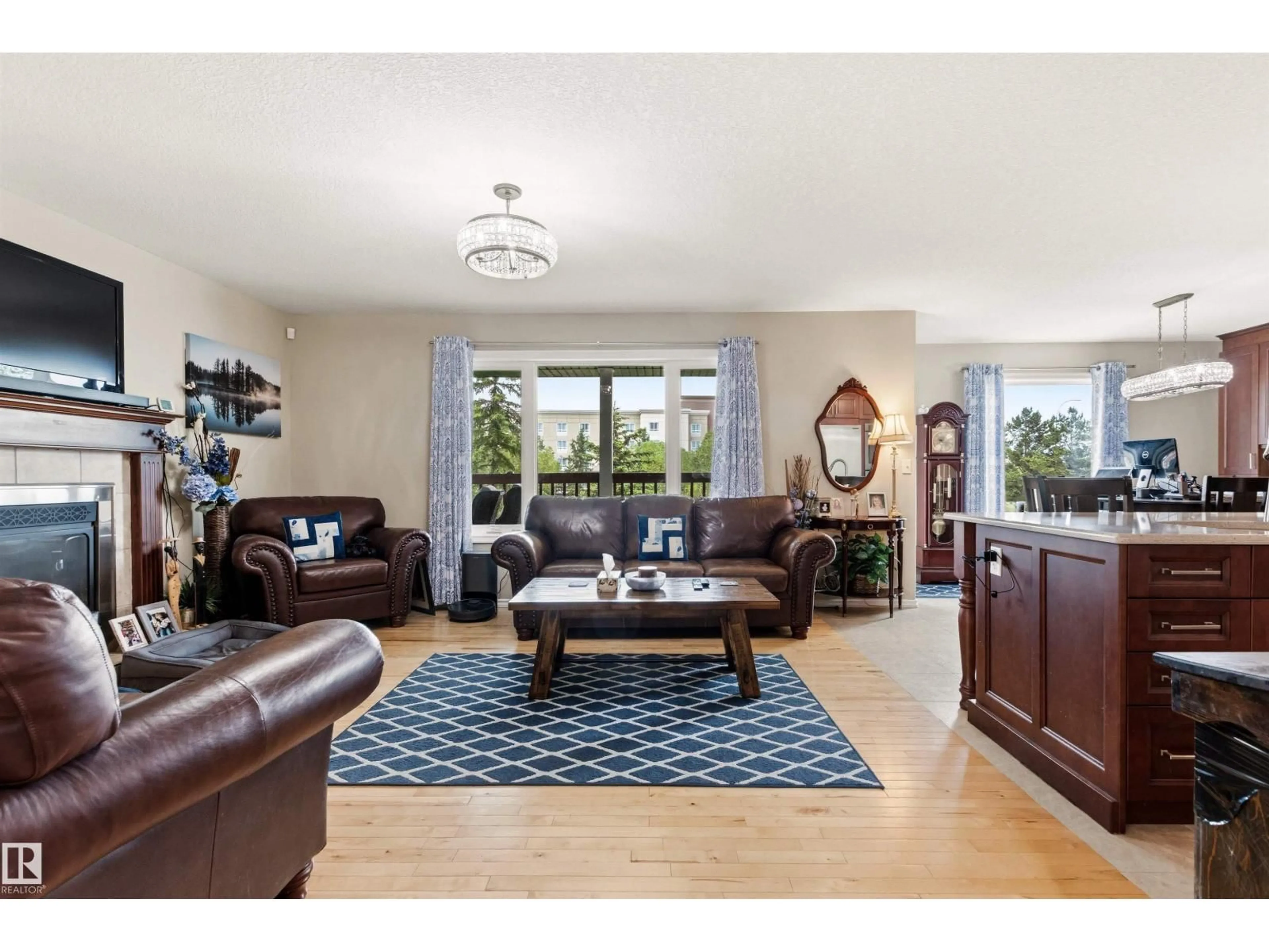 Living room with furniture, unknown for 32 LAMPLIGHT BA, Spruce Grove Alberta T7X4N2