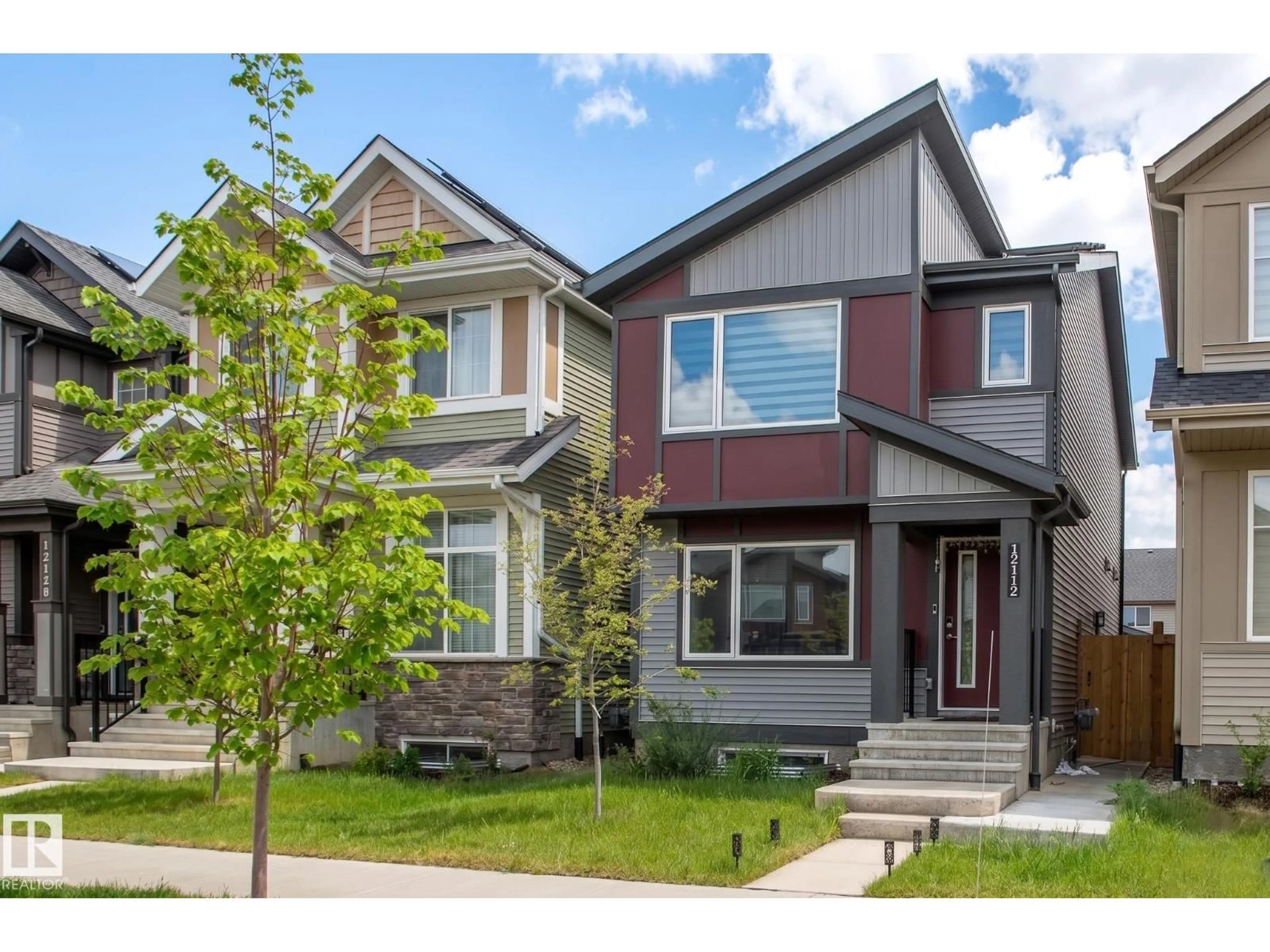 Home with vinyl exterior material, street for SW - 12112 35 AV, Edmonton Alberta T6W5E9