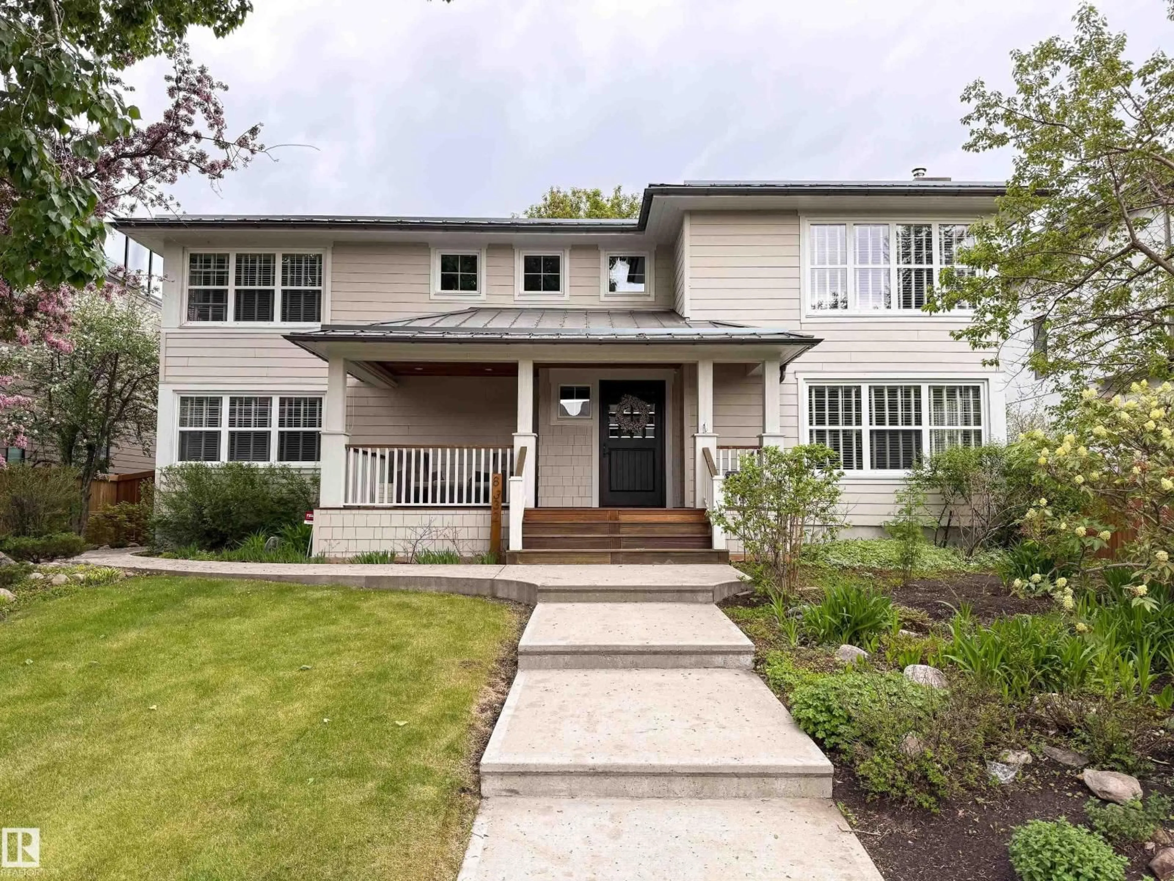 Home with brick exterior material, street for NW - 8332 120 ST, Edmonton Alberta T6G1X2