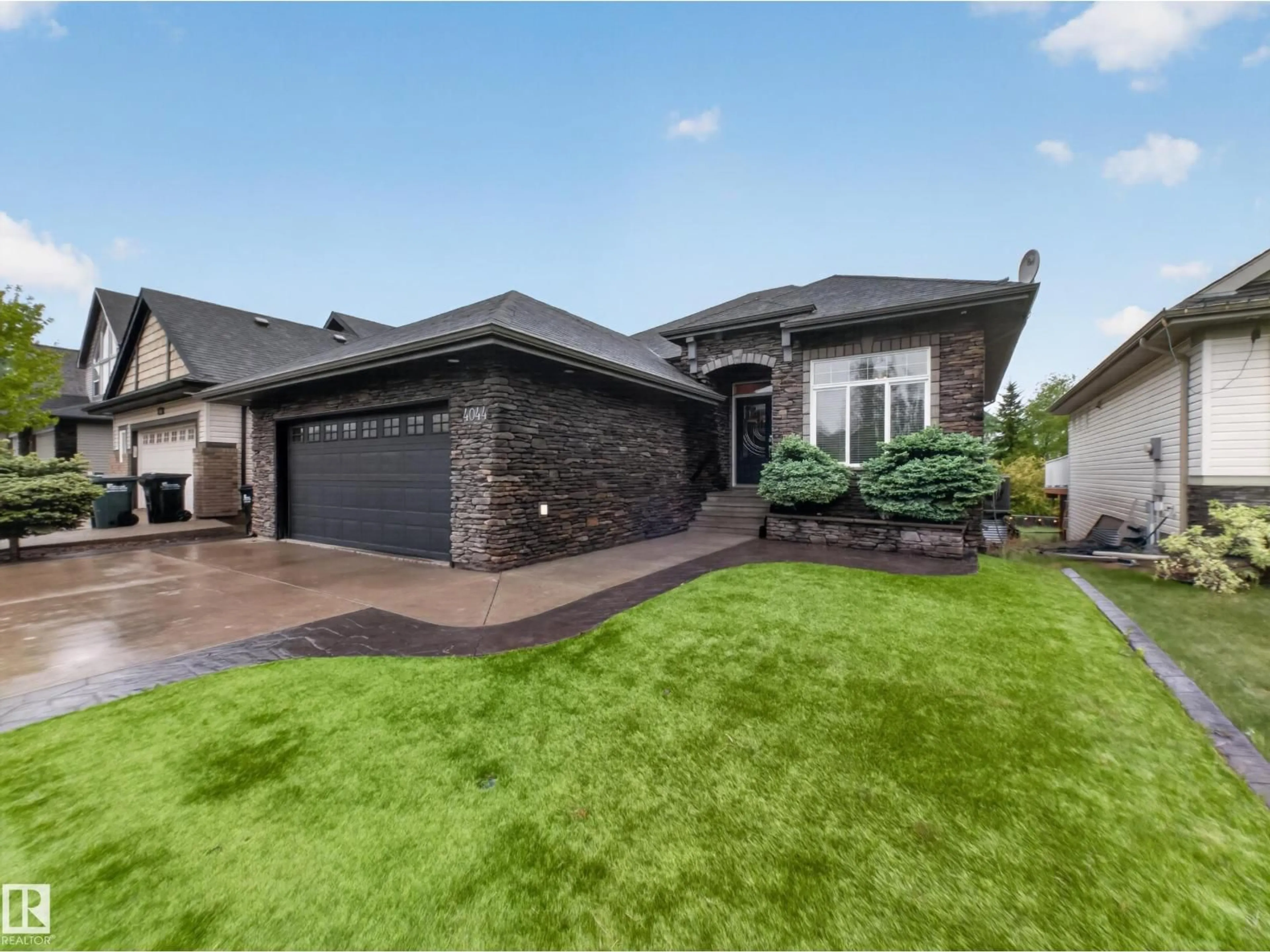Home with brick exterior material, street for 4044 CROWSNEST CR, Sherwood Park Alberta T8H0G9