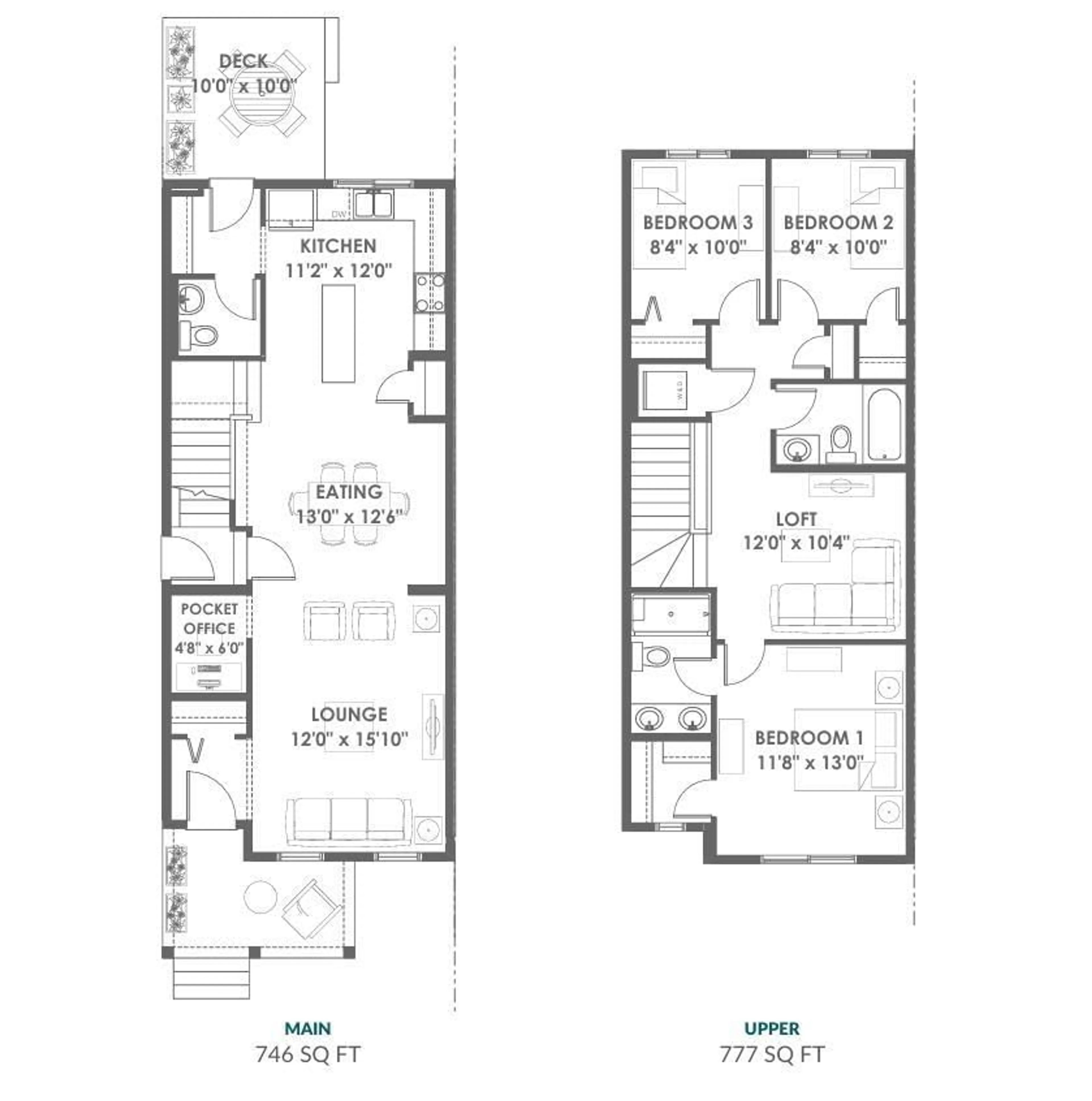 Floor plan for 5607 PARC REUNIS WAY, Beaumont Alberta T4X2Z7