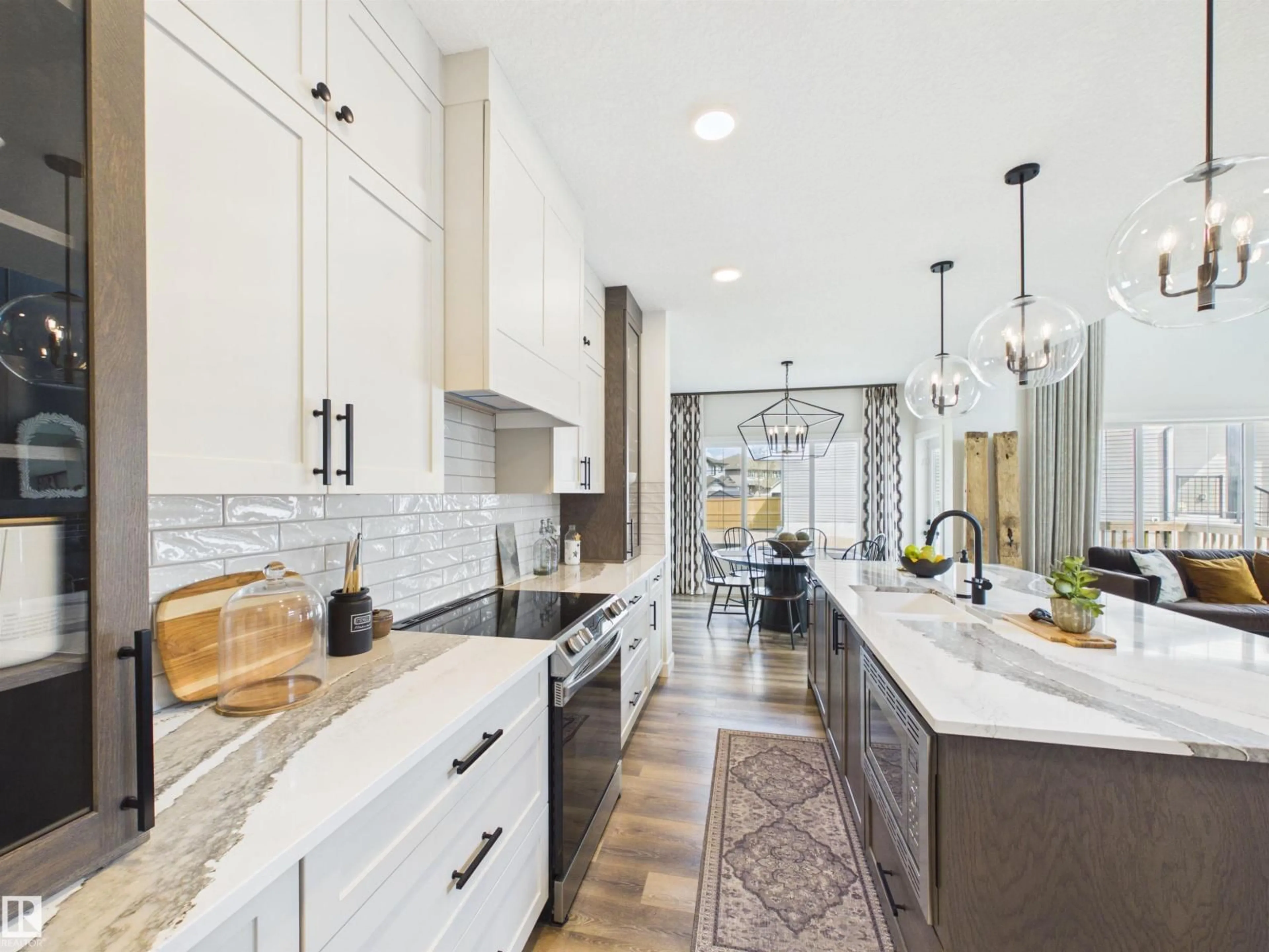 Open concept kitchen, ceramic/tile floor for 1758 WESTERRA WD, Stony Plain Alberta T7Z0P6