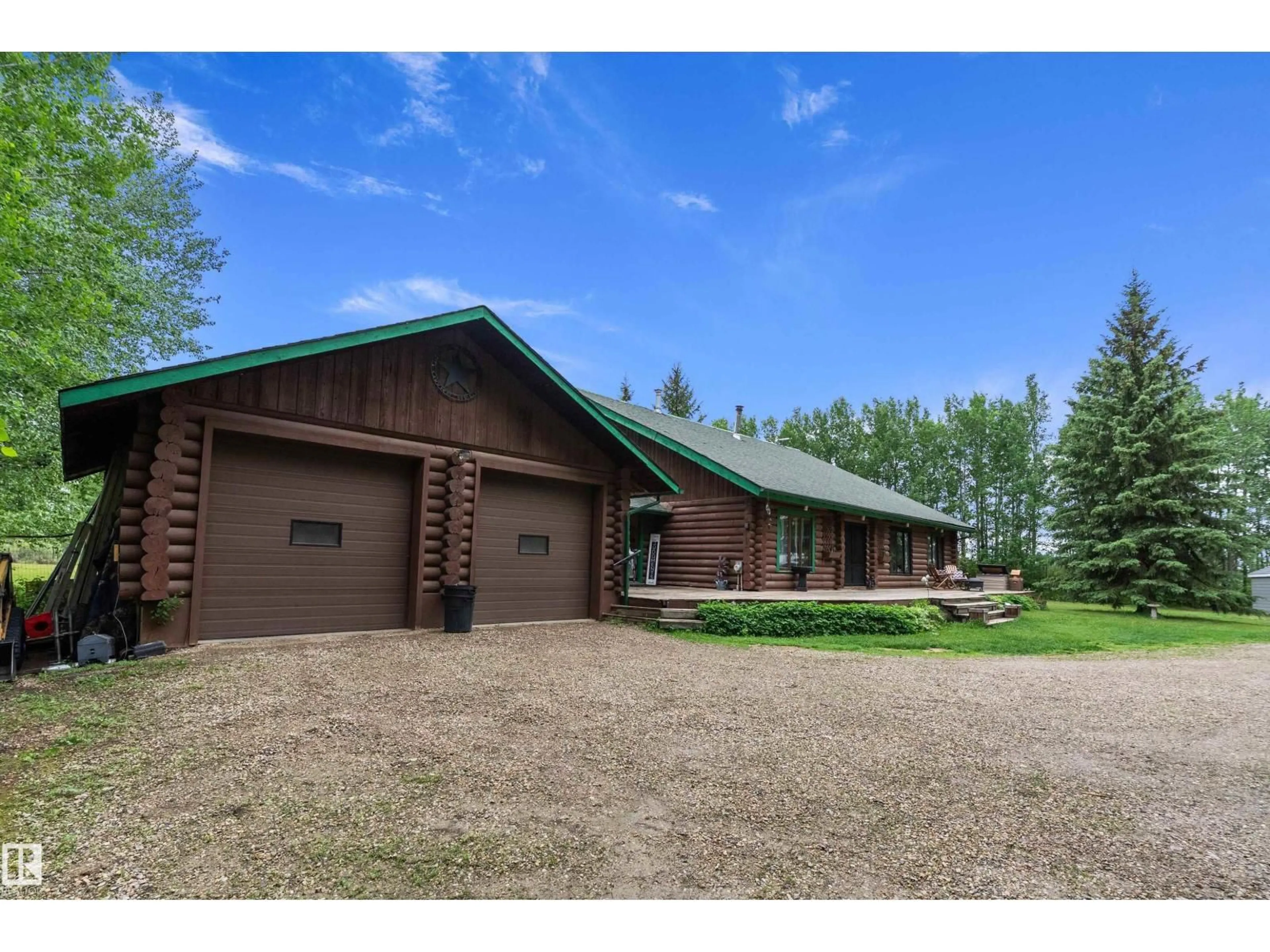 A pic from outside/outdoor area/front of a property/back of a property/a pic from drone, building for 2311 TWP ROAD 530, Rural Parkland County Alberta T7Y3M8