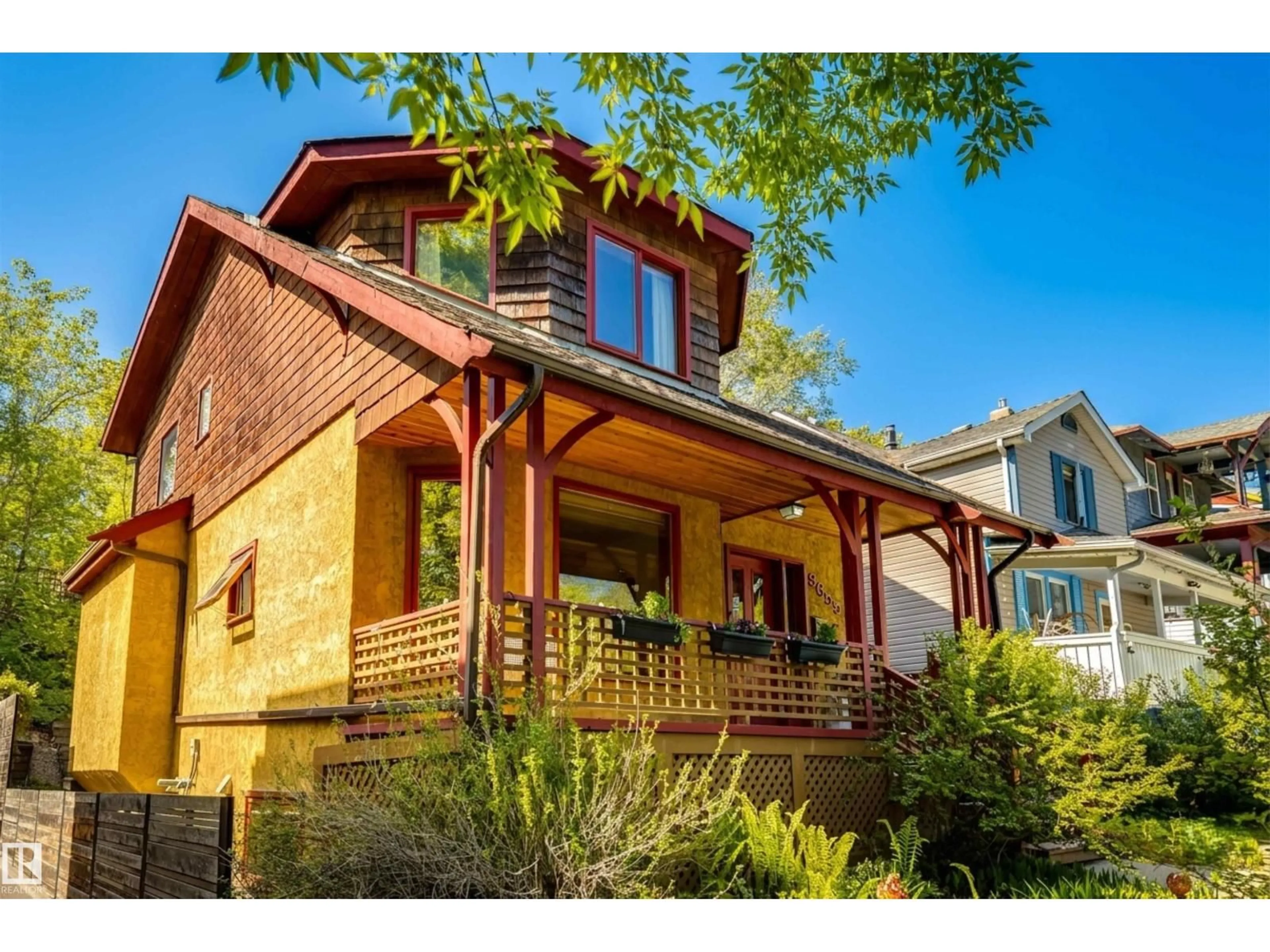 Home with brick exterior material, street for NW - 9655 87 AV, Edmonton Alberta T6C1K5