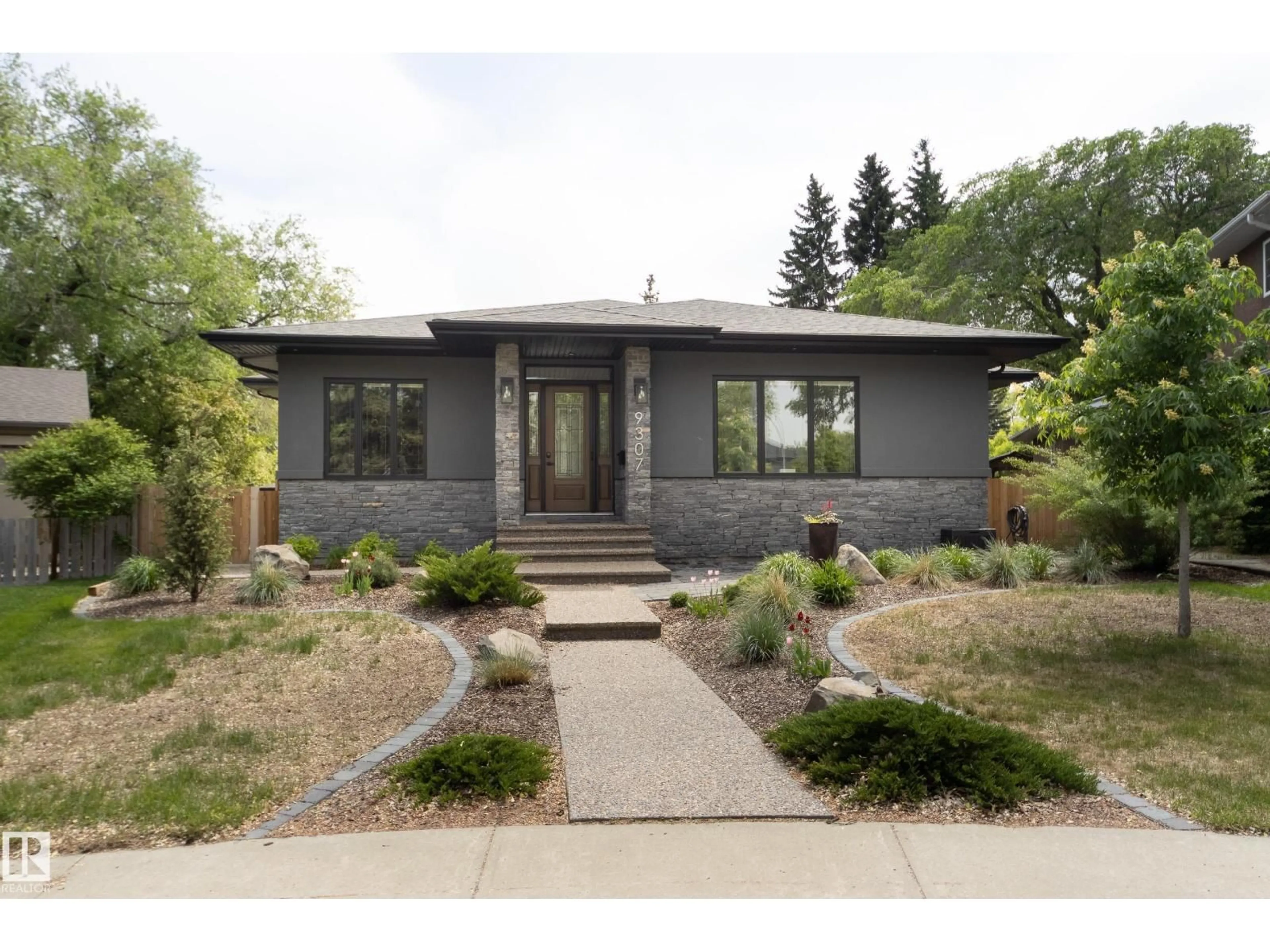 Home with brick exterior material, street for 9307 147 ST, Edmonton Alberta T5R0Y8