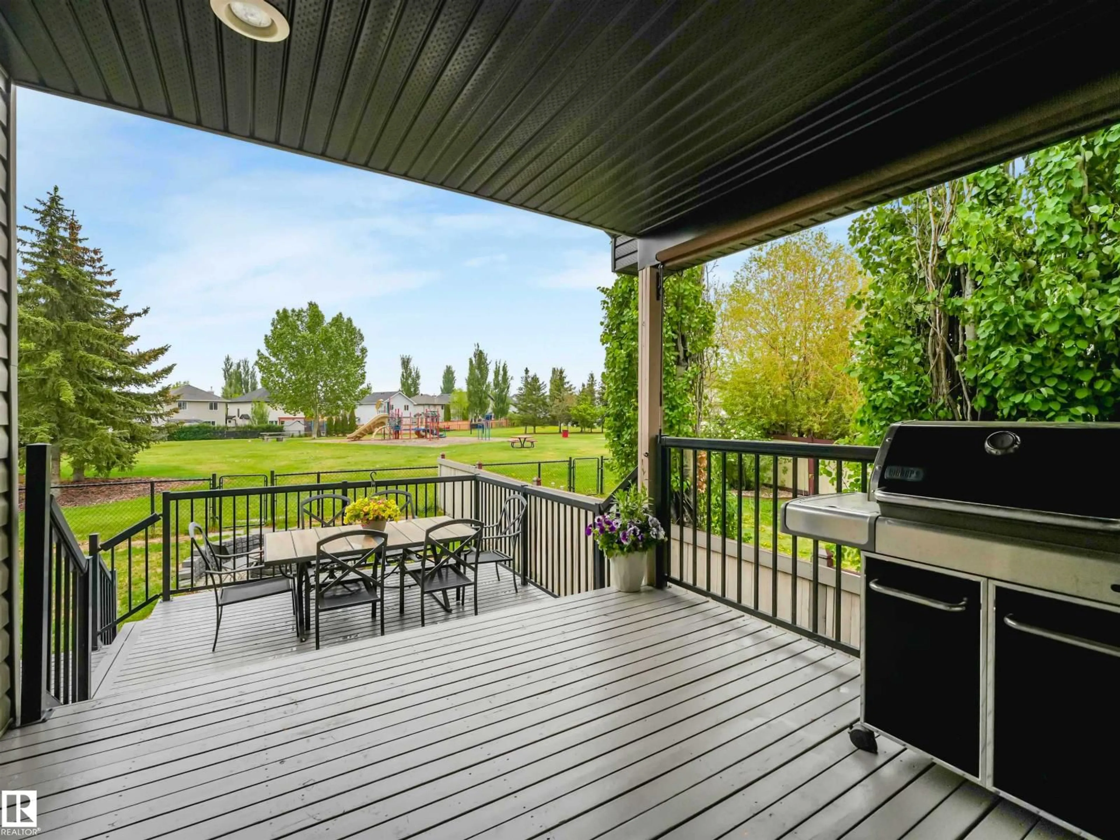 Patio, water/lake/river/ocean view for 105 RUE MOREAU, Beaumont Alberta T4X1T1