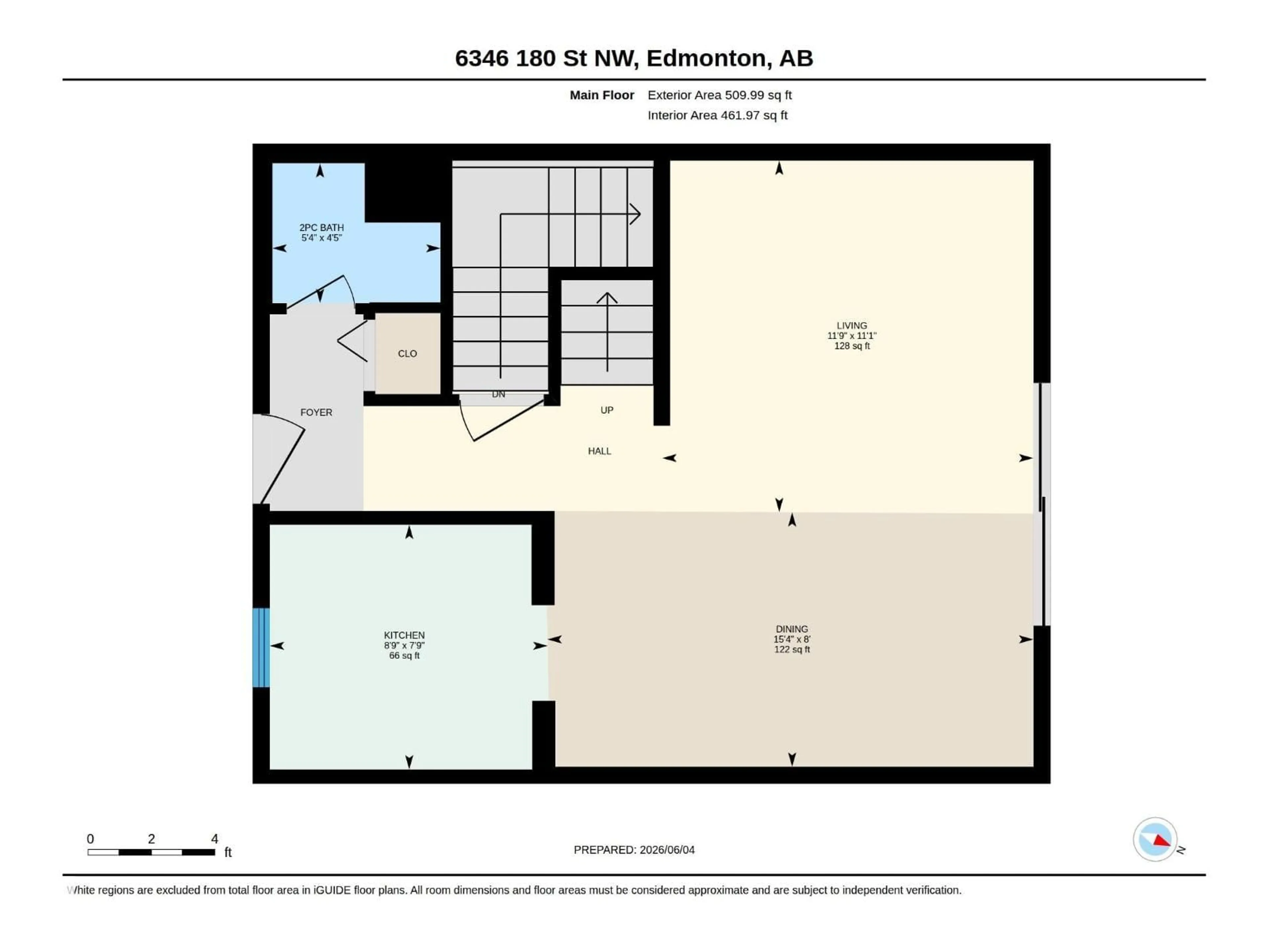 Floor plan for NW - 6346 180 ST, Edmonton Alberta T5T2J6