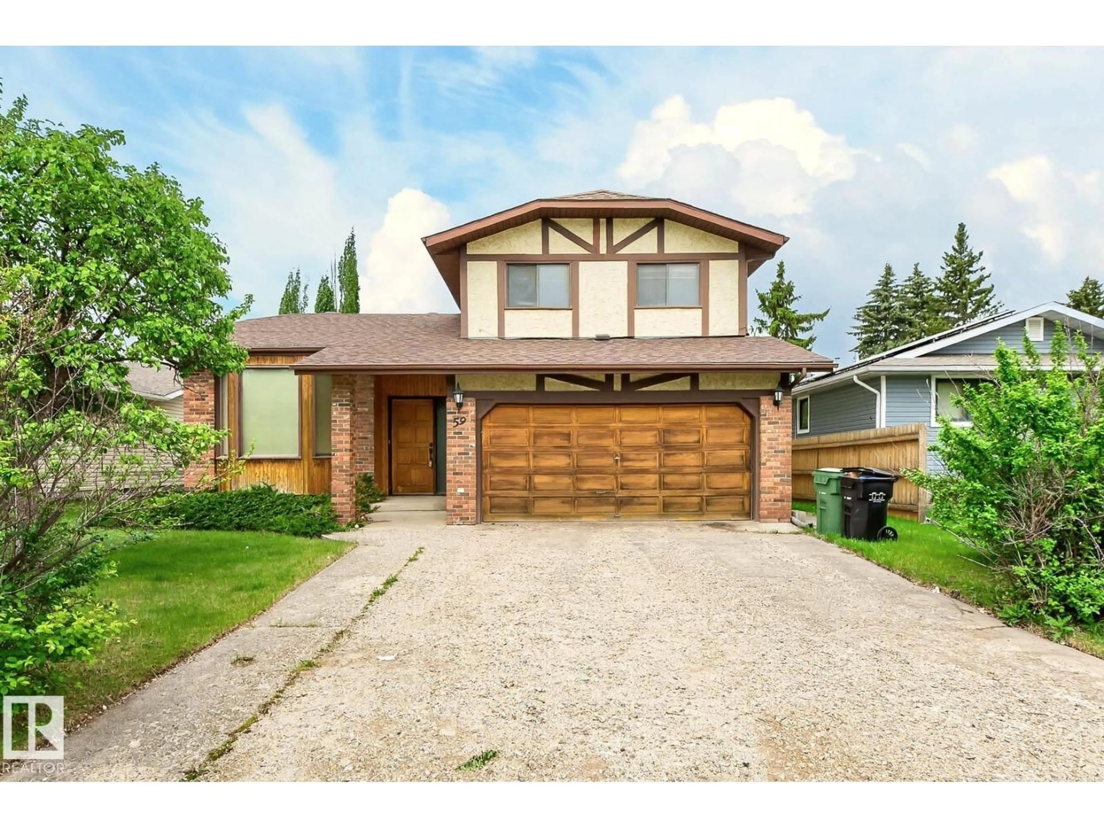 Home with brick exterior material, street for 59 ALPAUGH CR, Leduc Alberta T9E5G8