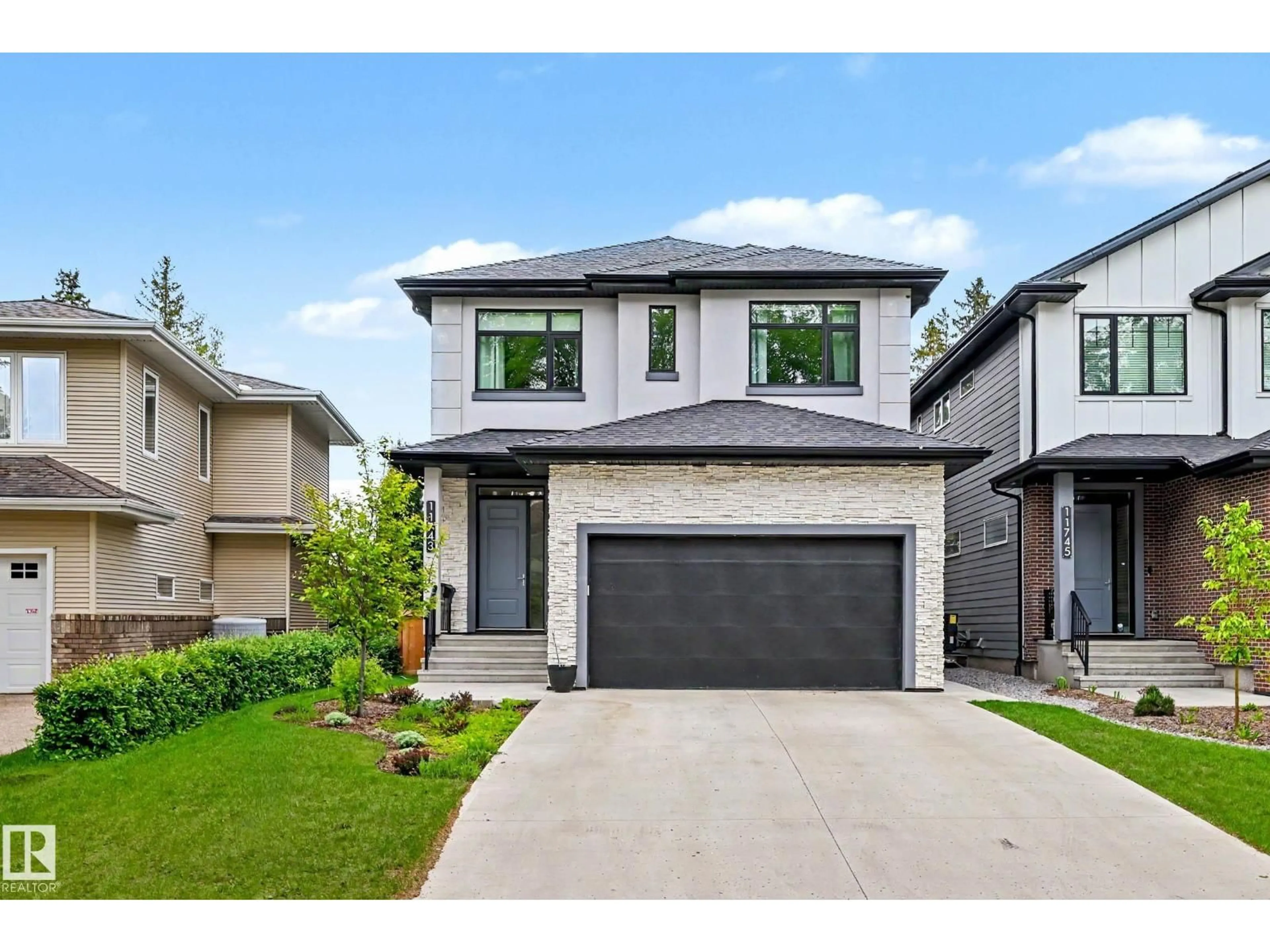 Home with brick exterior material, street for 11743 83 AV, Edmonton Alberta T6G0V2