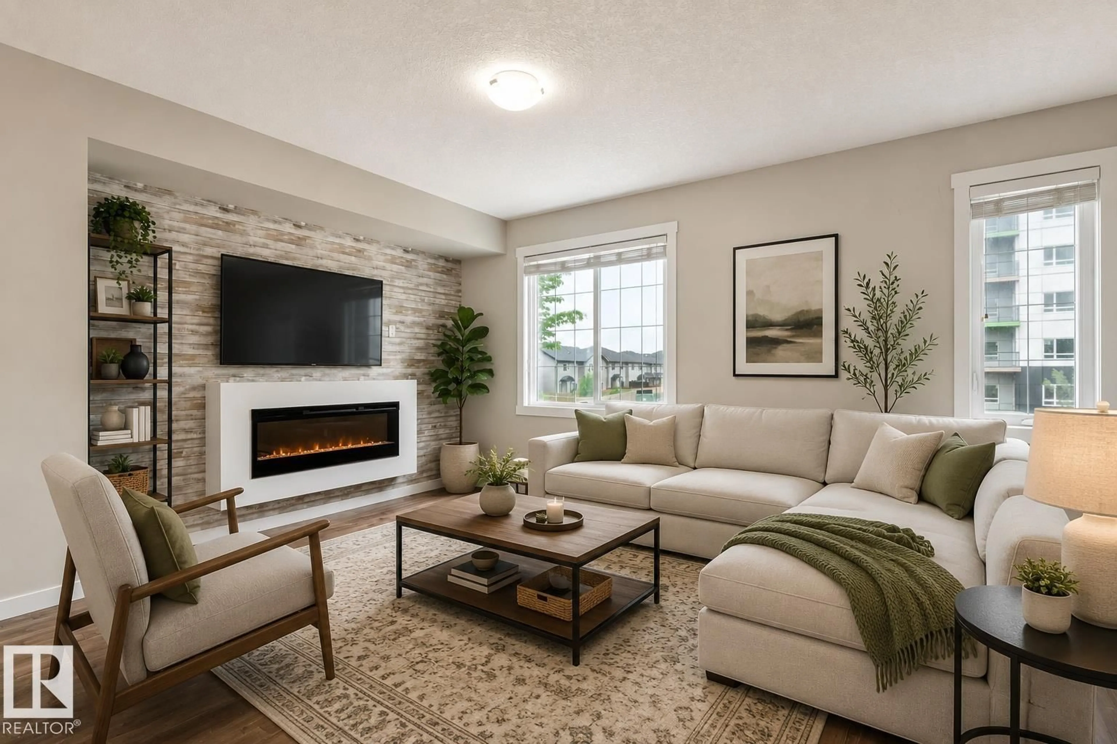 Living room with furniture, unknown for 739 ALLARD BV, Edmonton Alberta T6W3W5