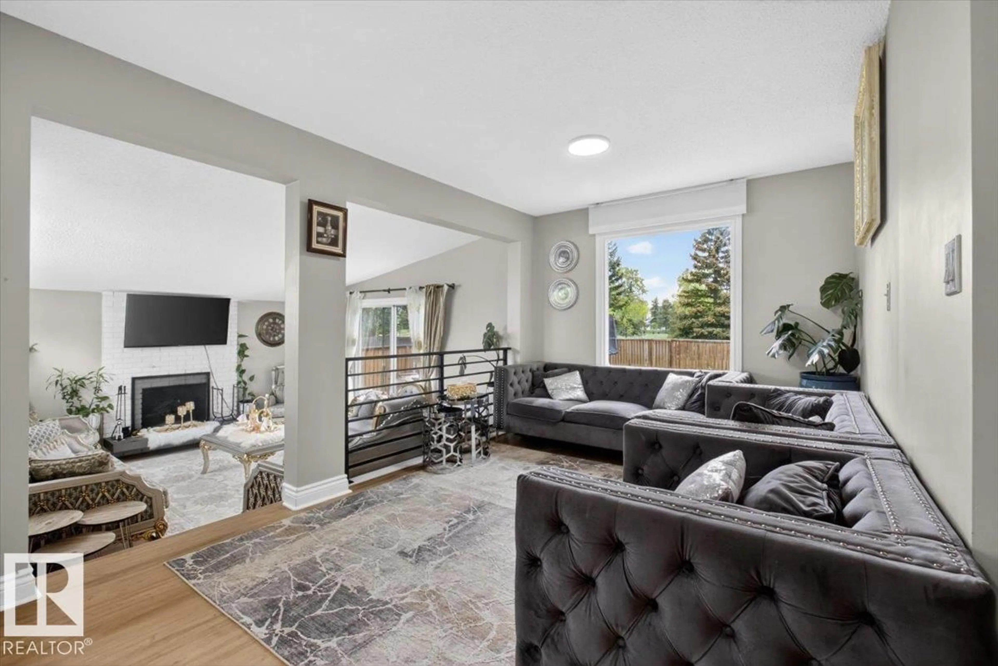 Living room with furniture, unknown for 11940 152B AV, Edmonton Alberta T5X1G4