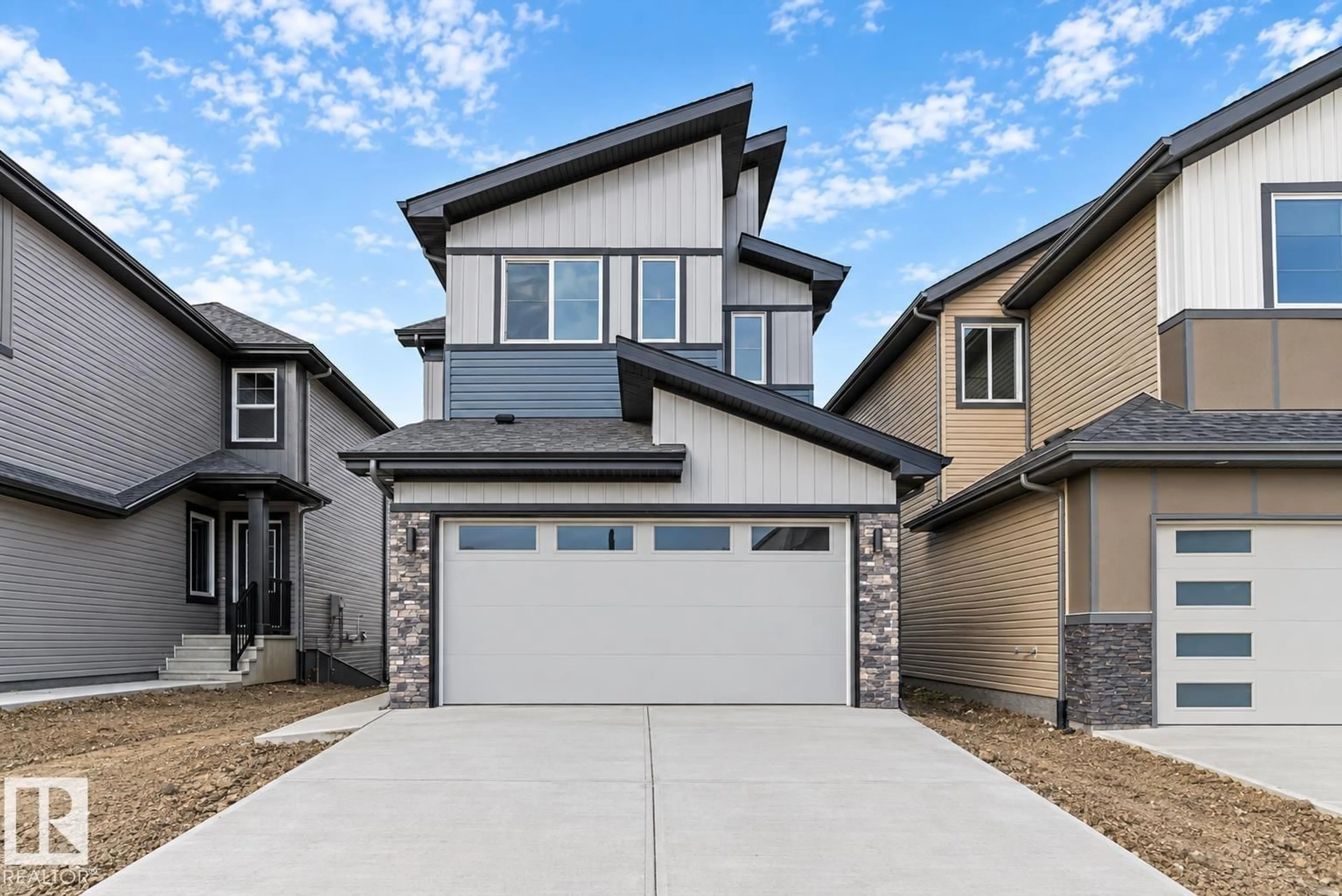 Home with vinyl exterior material, street for 4228 63 ST, Beaumont Alberta T4X0C8