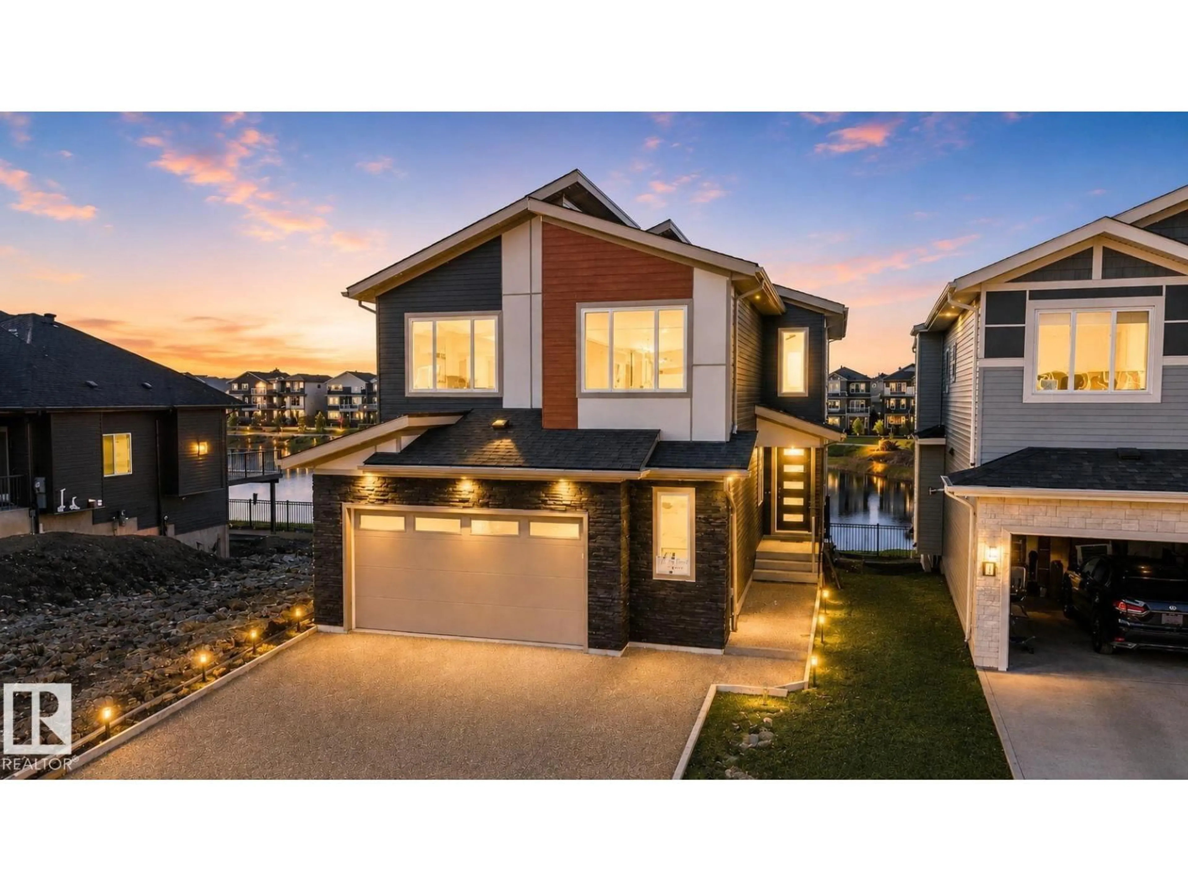 Home with brick exterior material, street for 76 ELDRIDGE PT, St. Albert Alberta T8N8C4