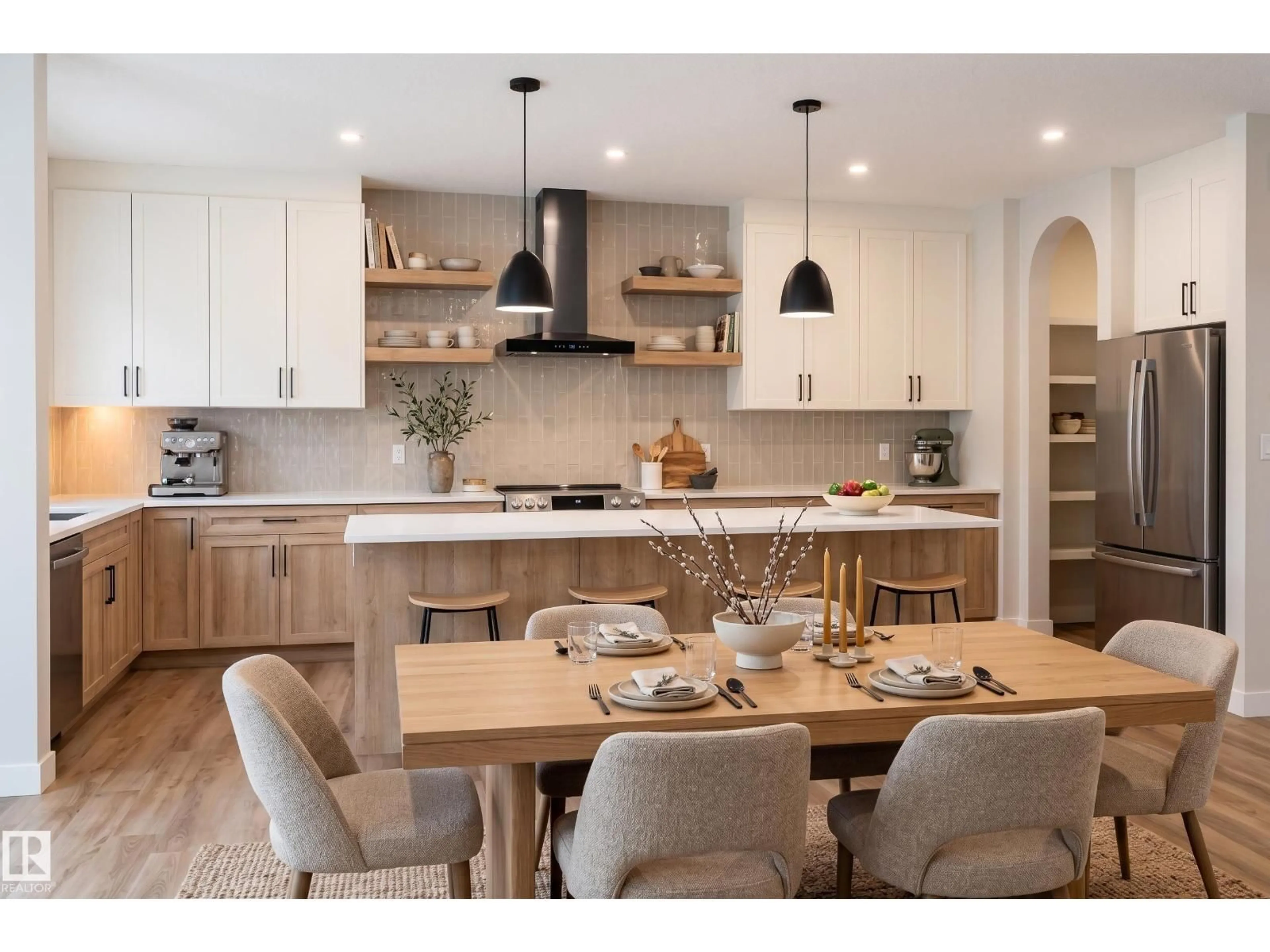 Open concept kitchen, unknown for 115 GARNEAU GA, Spruce Grove Alberta T7X2Y6