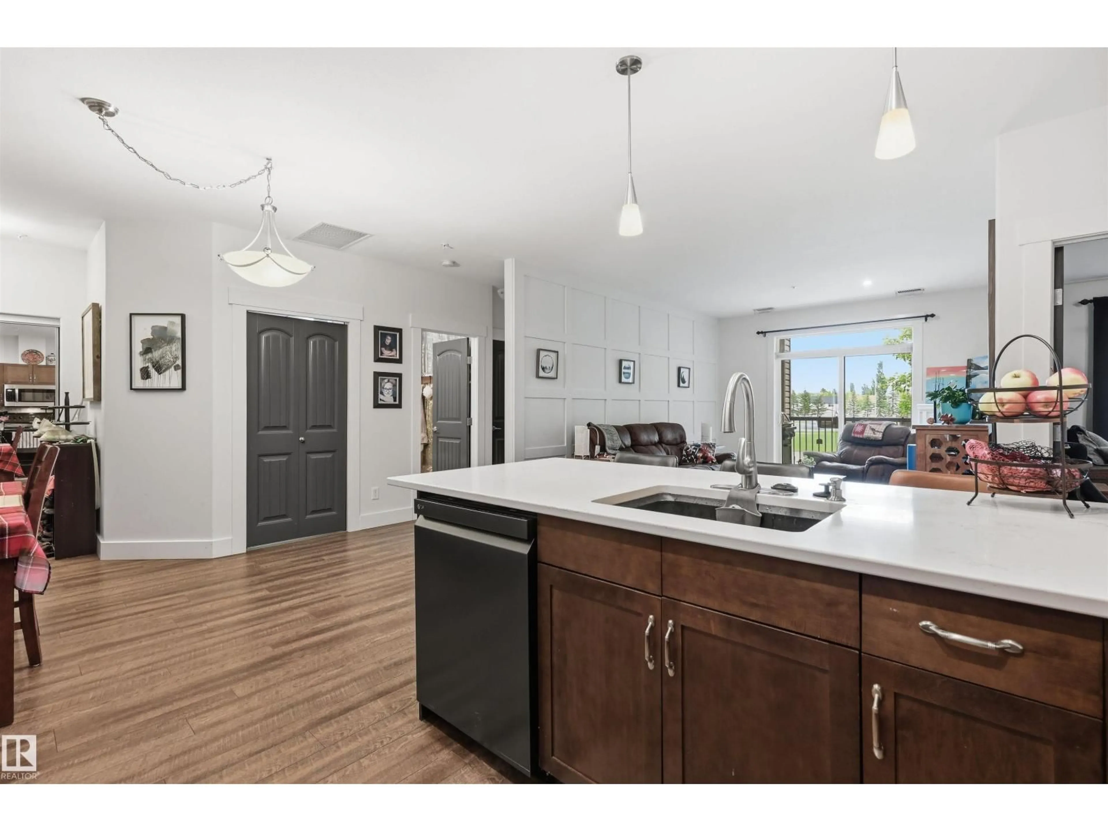 Open concept kitchen, unknown for #217 - 2503 HANNA CR, Edmonton Alberta T6R0H1