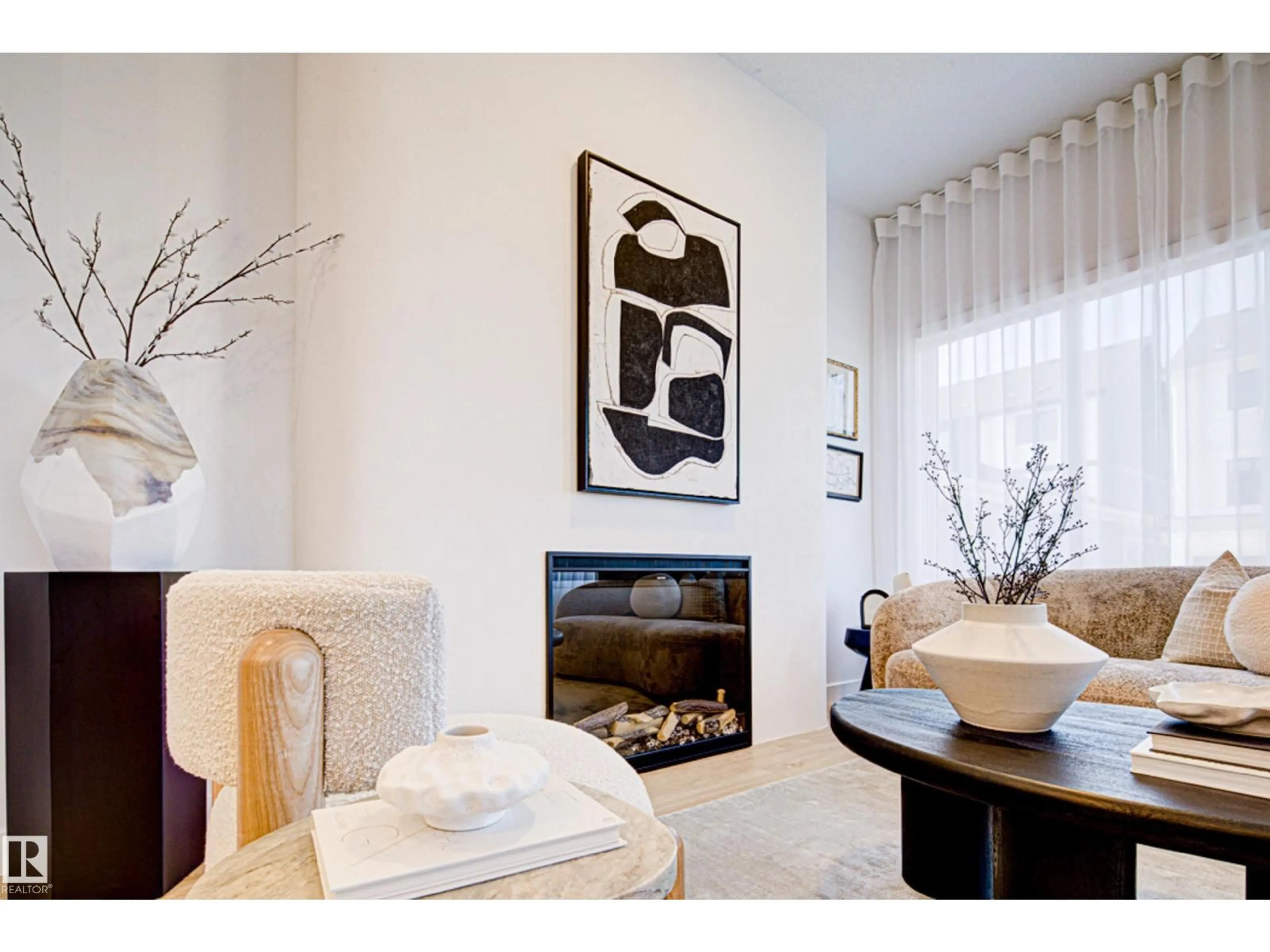Living room with furniture, unknown for 4201 63 ST, Beaumont Alberta T4X0X5