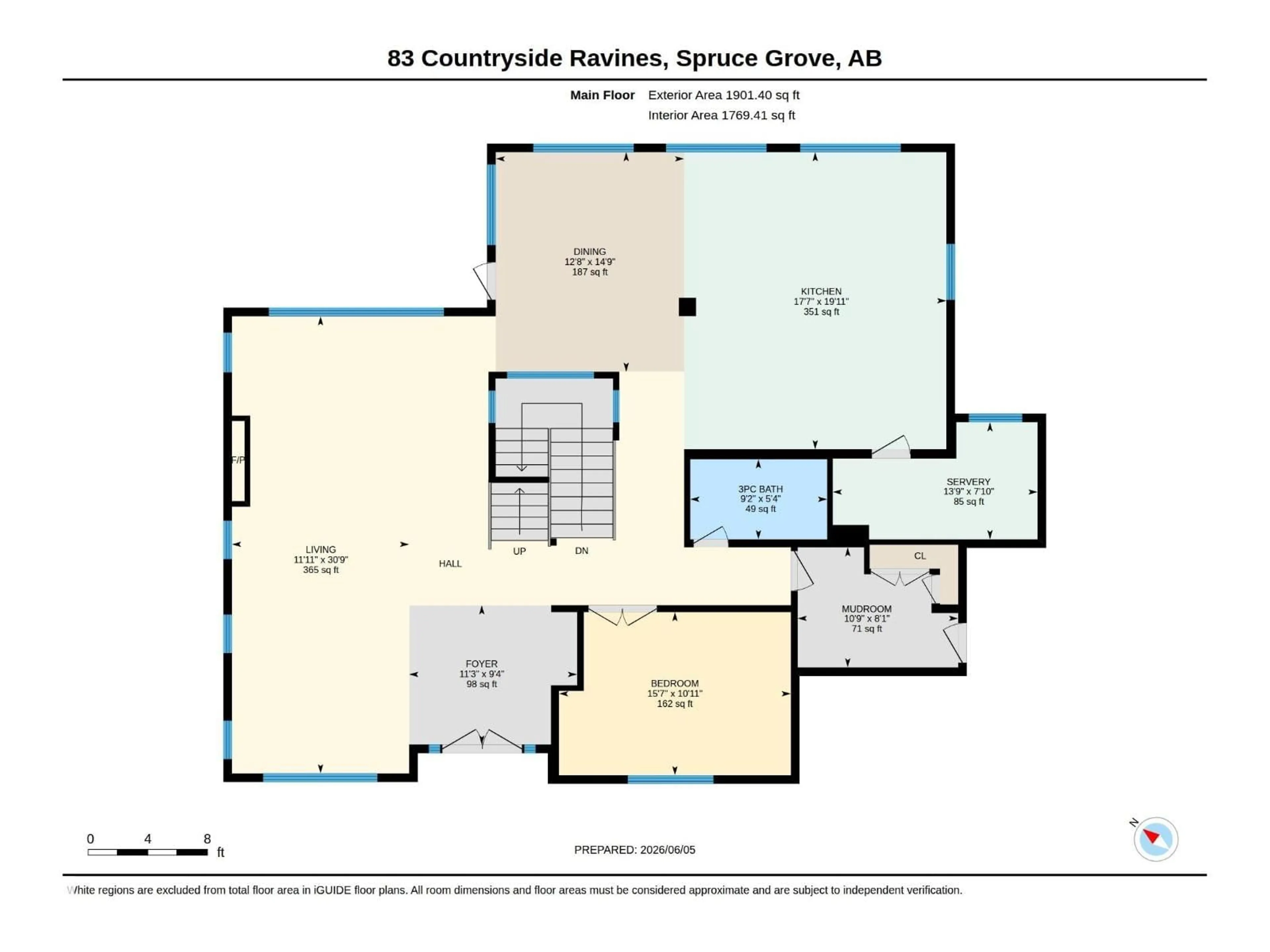 Floor plan for #83 - 26131 TWP ROAD 532 A, Rural Parkland County Alberta T7Y1A1