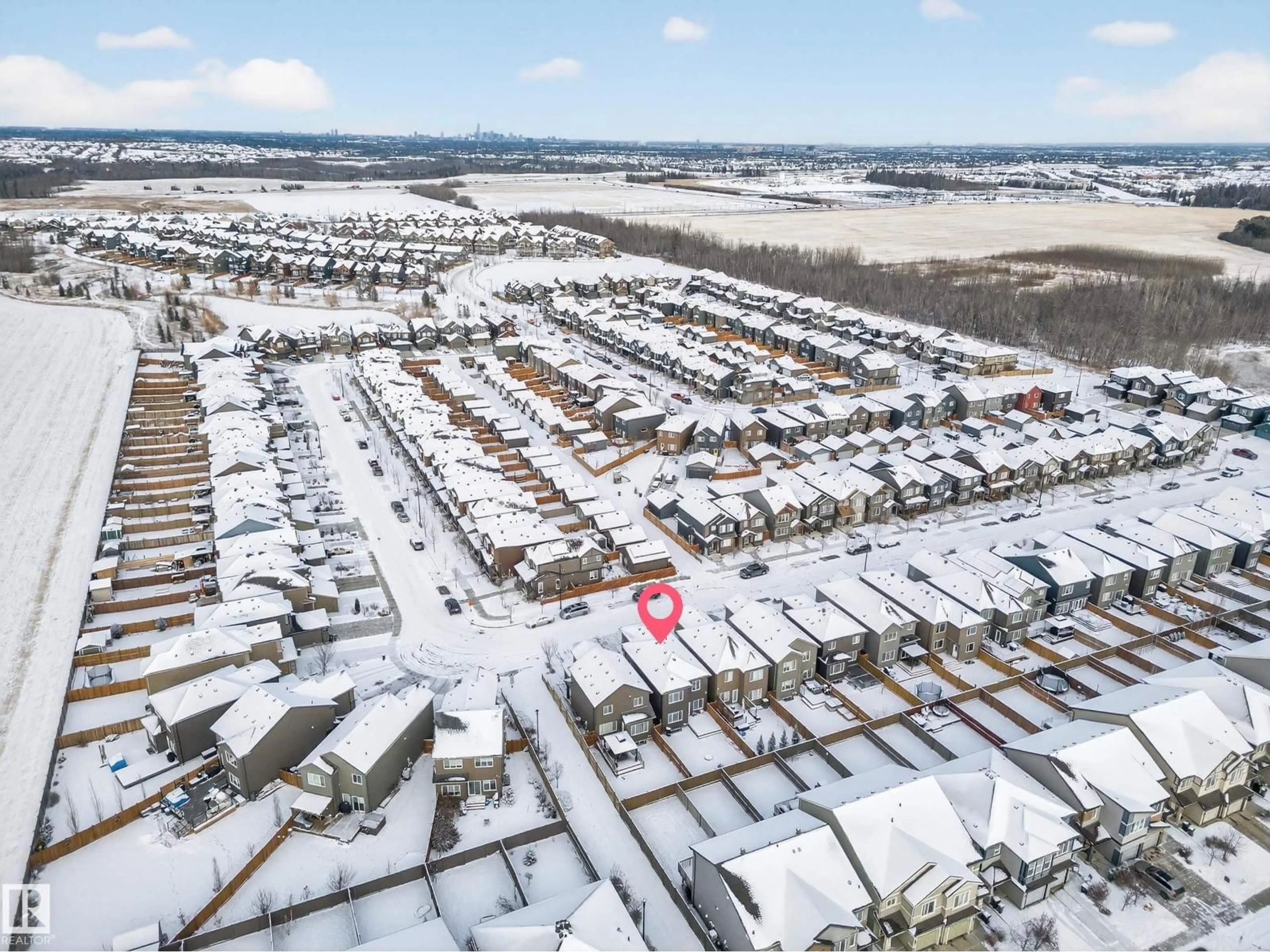 A pic from outside/outdoor area/front of a property/back of a property/a pic from drone, street for 2084 GRAYDON HILL SW, Edmonton Alberta T6W4C7