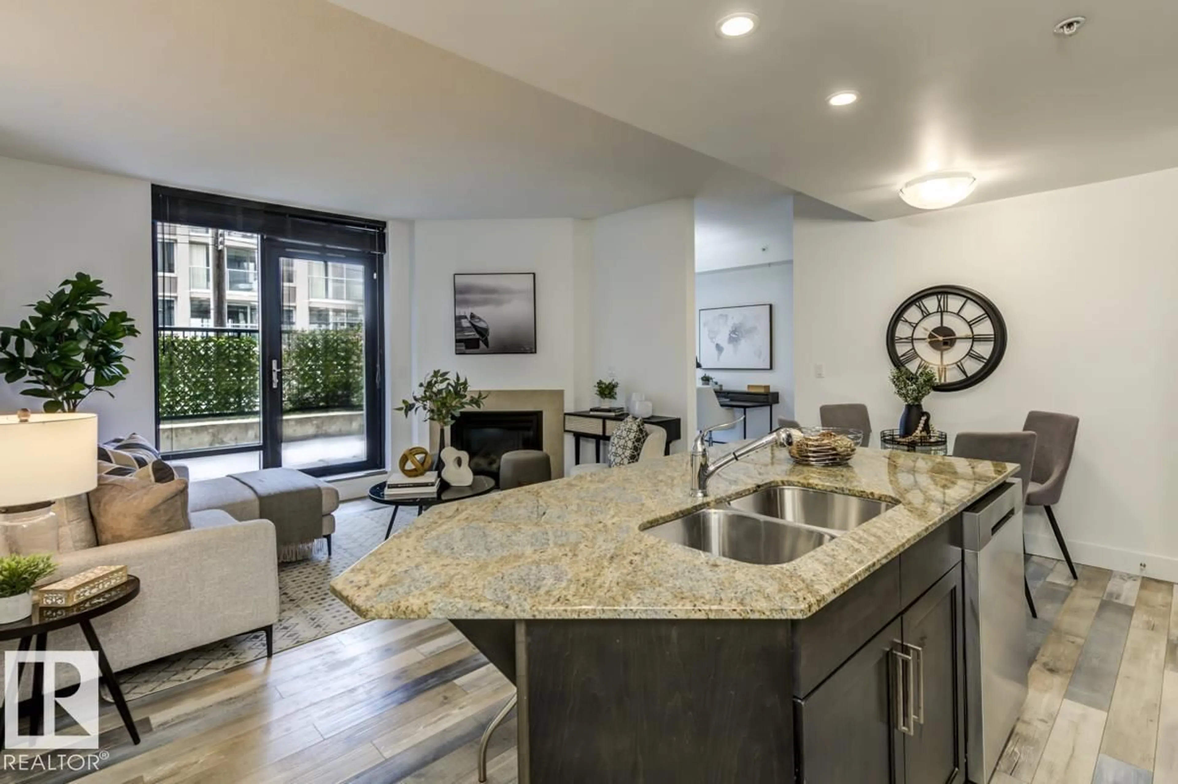 Open concept kitchen, unknown for 205 11933 JASPER AV NW, Edmonton Alberta T5K0P1