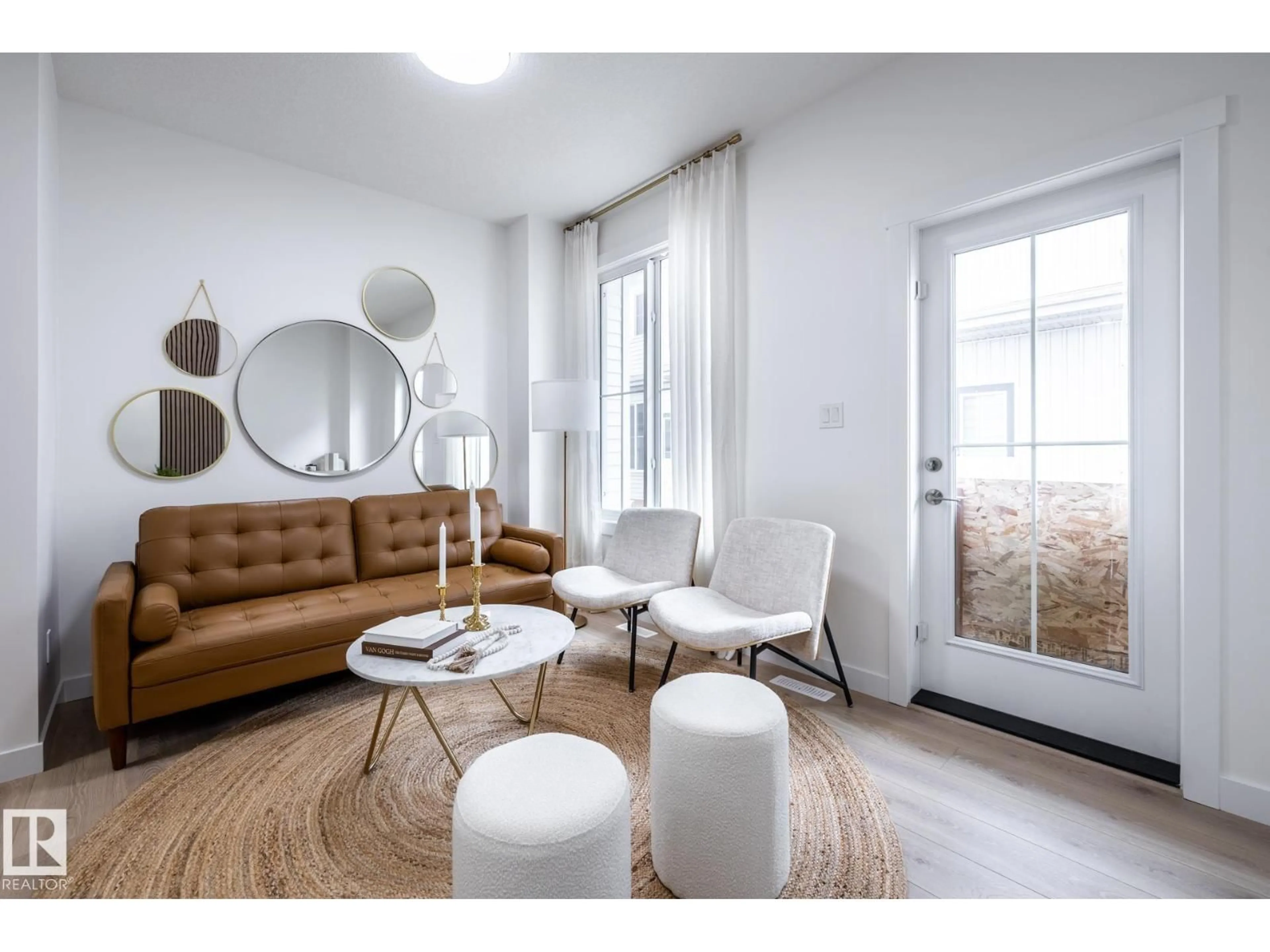 Living room with furniture, unknown for 55 - 7020 KESWICK CM, Edmonton Alberta T6W5P8