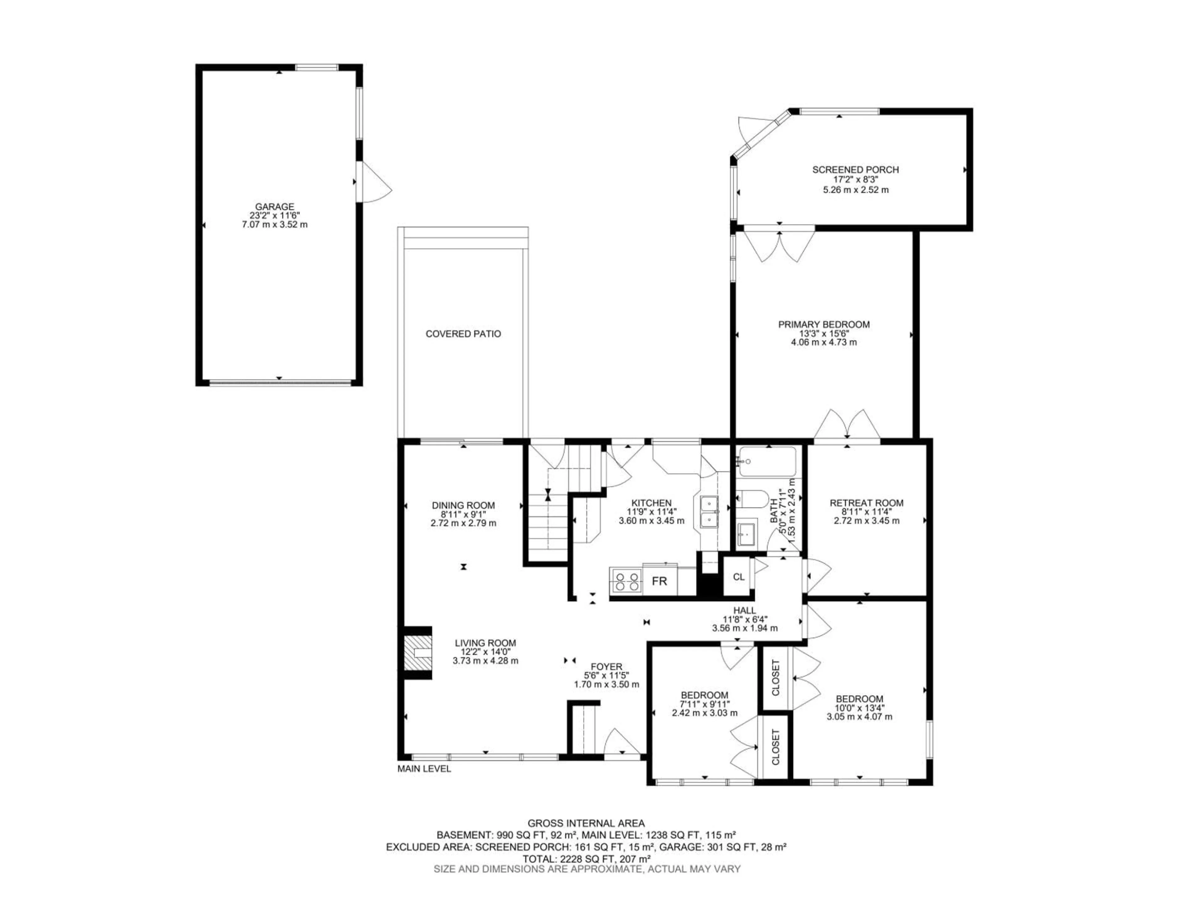 Floor plan for 37 SUNNYSIDE CR, St. Albert Alberta T8N0J4