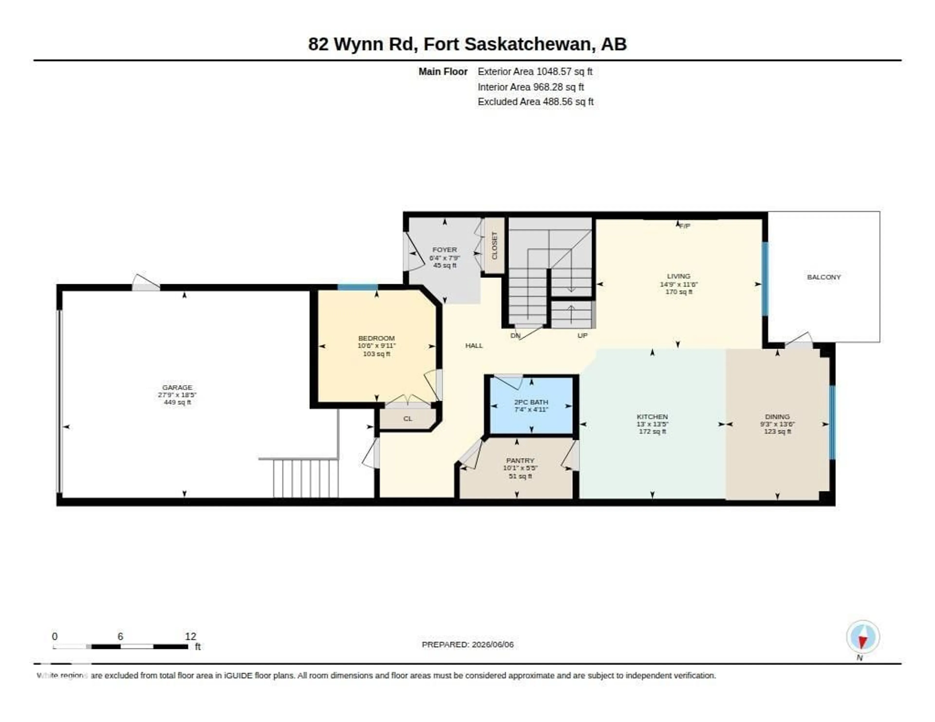 Floor plan for 82 WYNN RD, Fort Saskatchewan Alberta T8L3X9