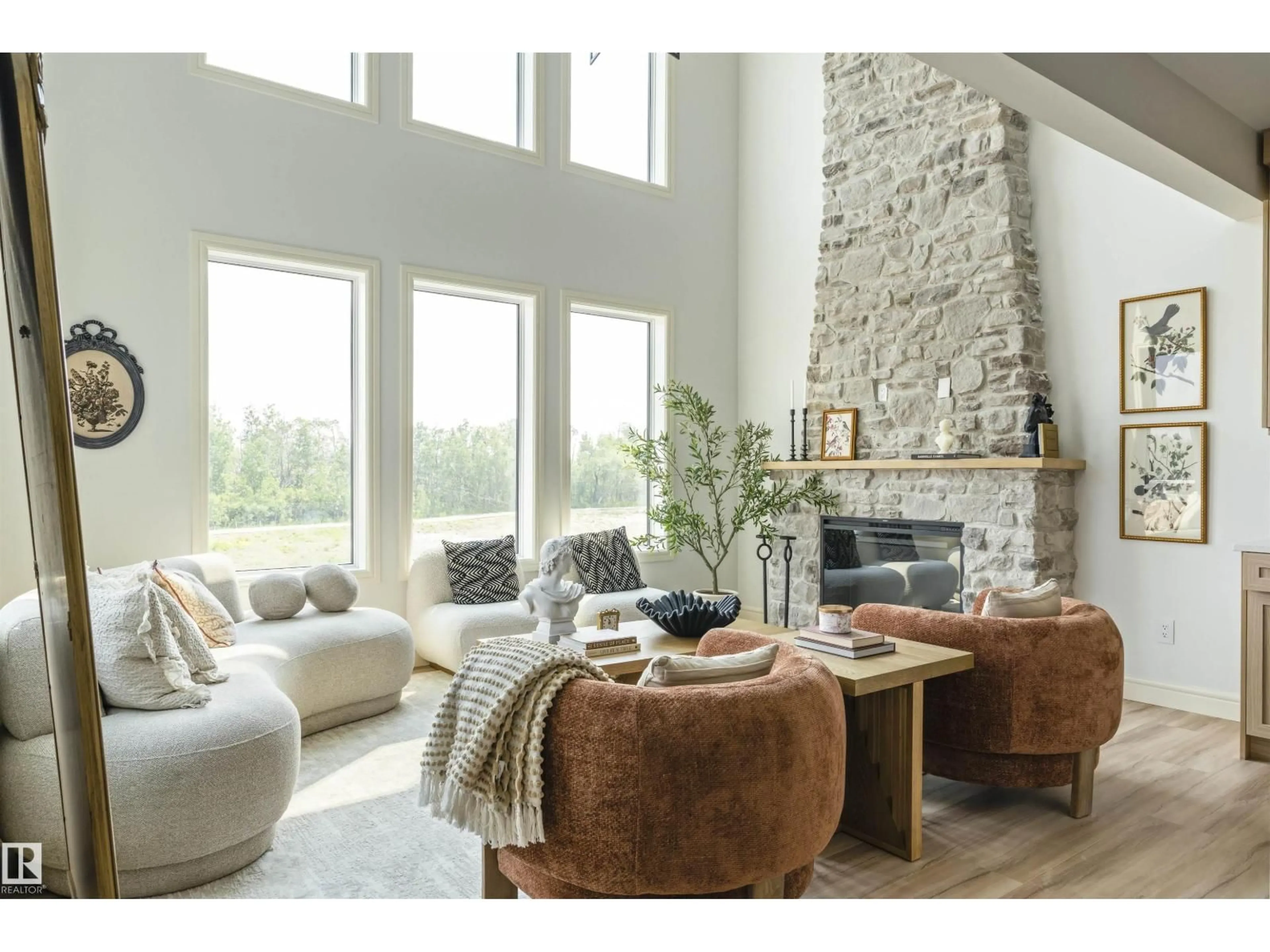 Living room with furniture, unknown for 3329 CHICKADEE DRIVE, Edmonton Alberta T5S0V6