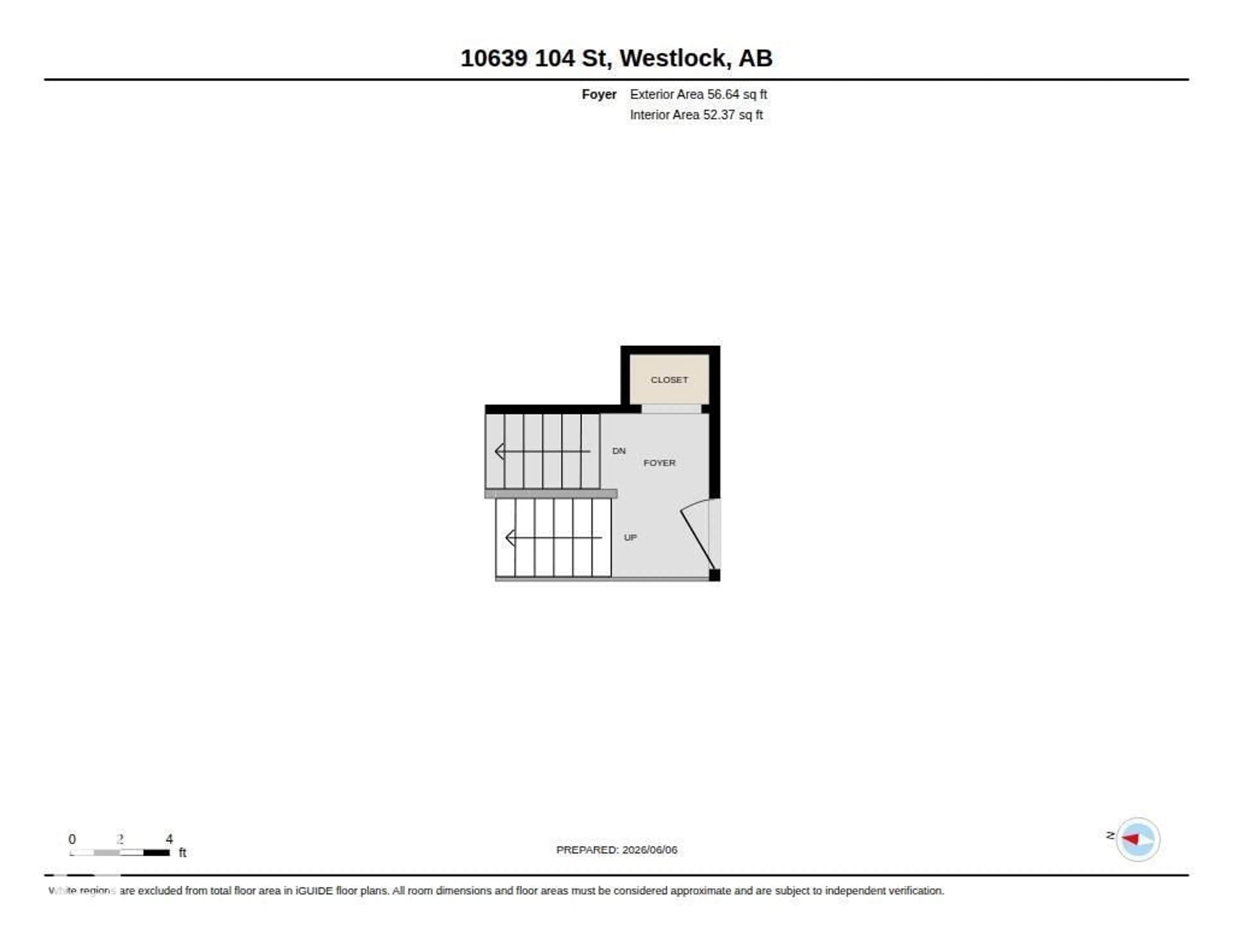 Floor plan for 10639 104 ST, Westlock Alberta T7P1L8