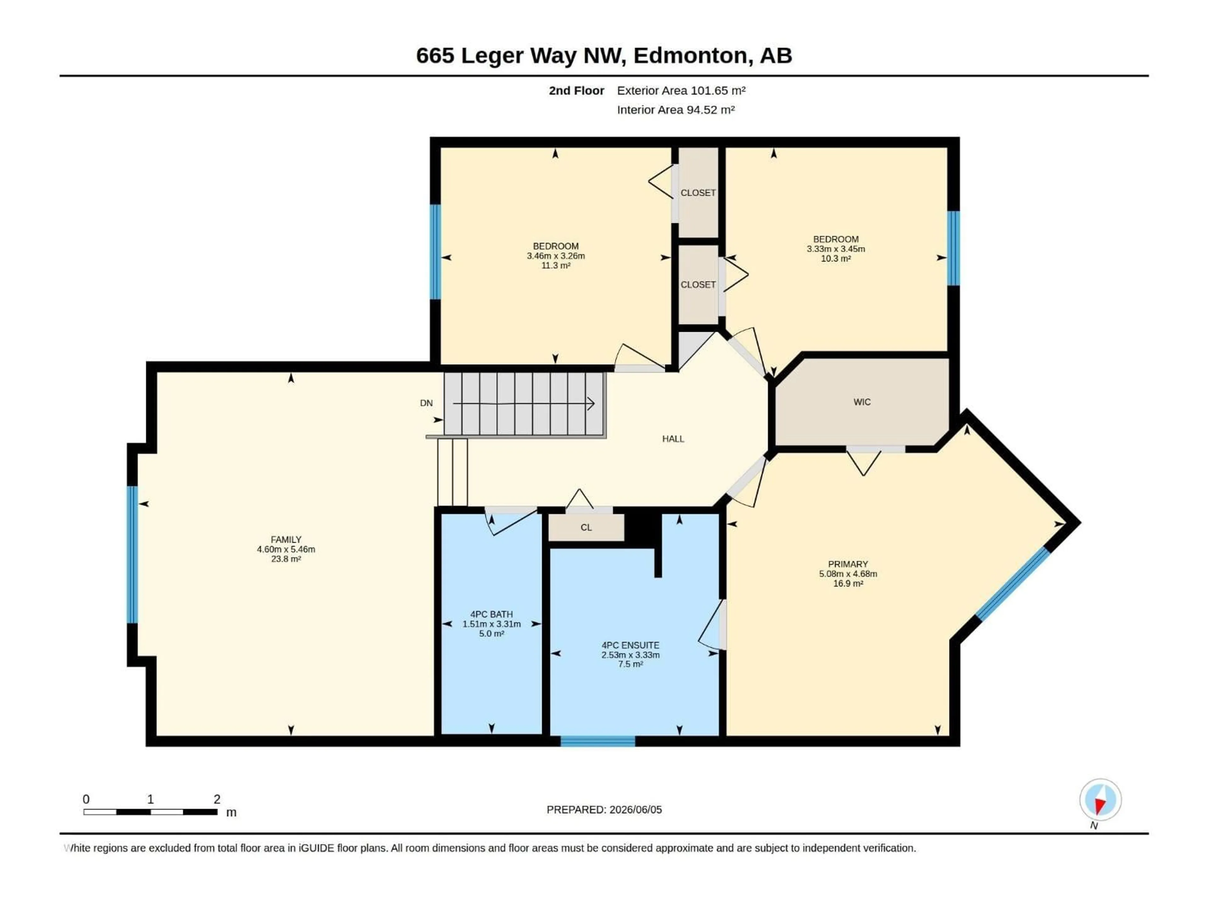 Floor plan for 665 LEGER WY, Edmonton Alberta T6R0C1
