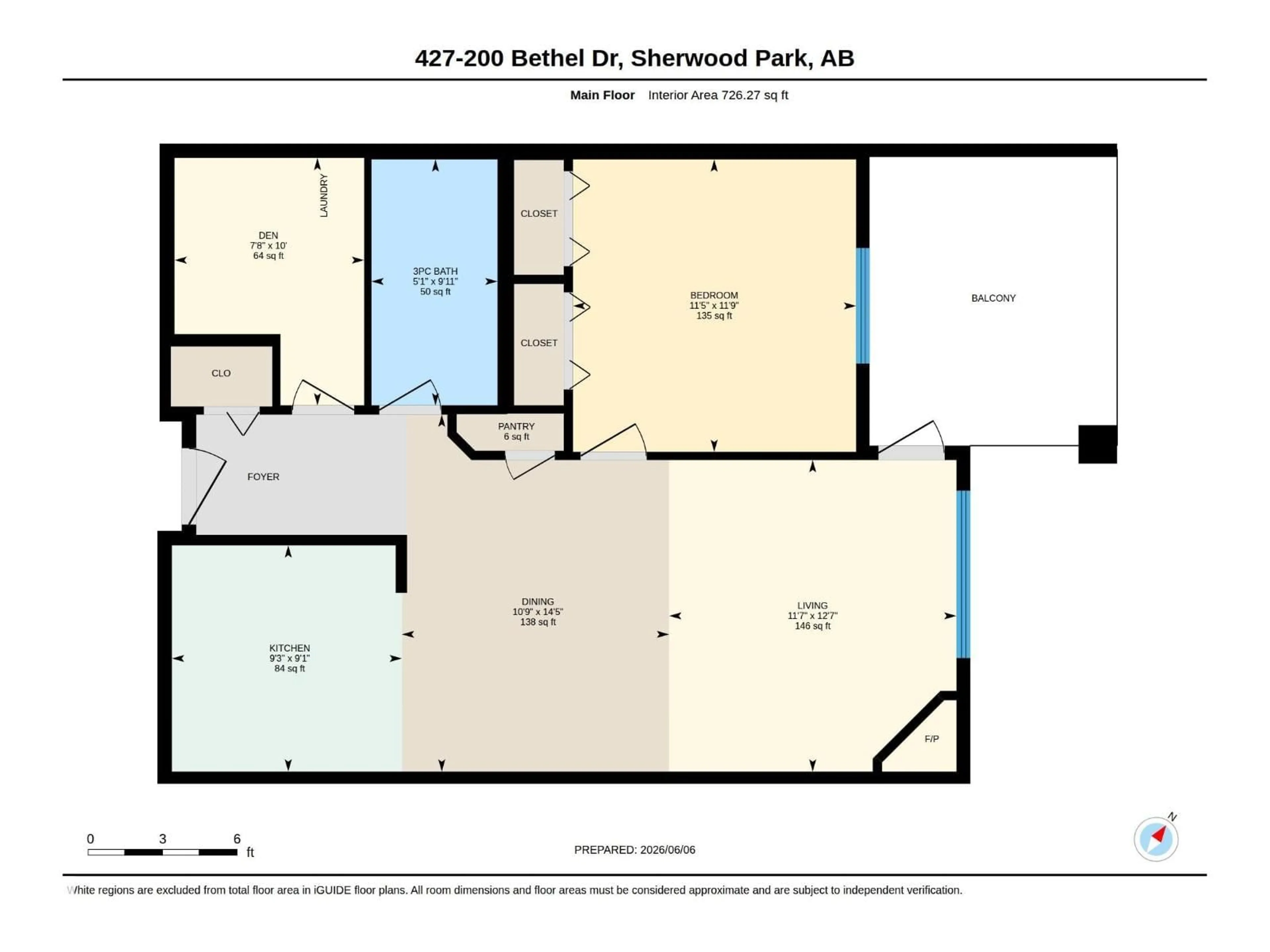 Floor plan for 200 - 427 BETHEL DR, Sherwood Park Alberta T8H2C5