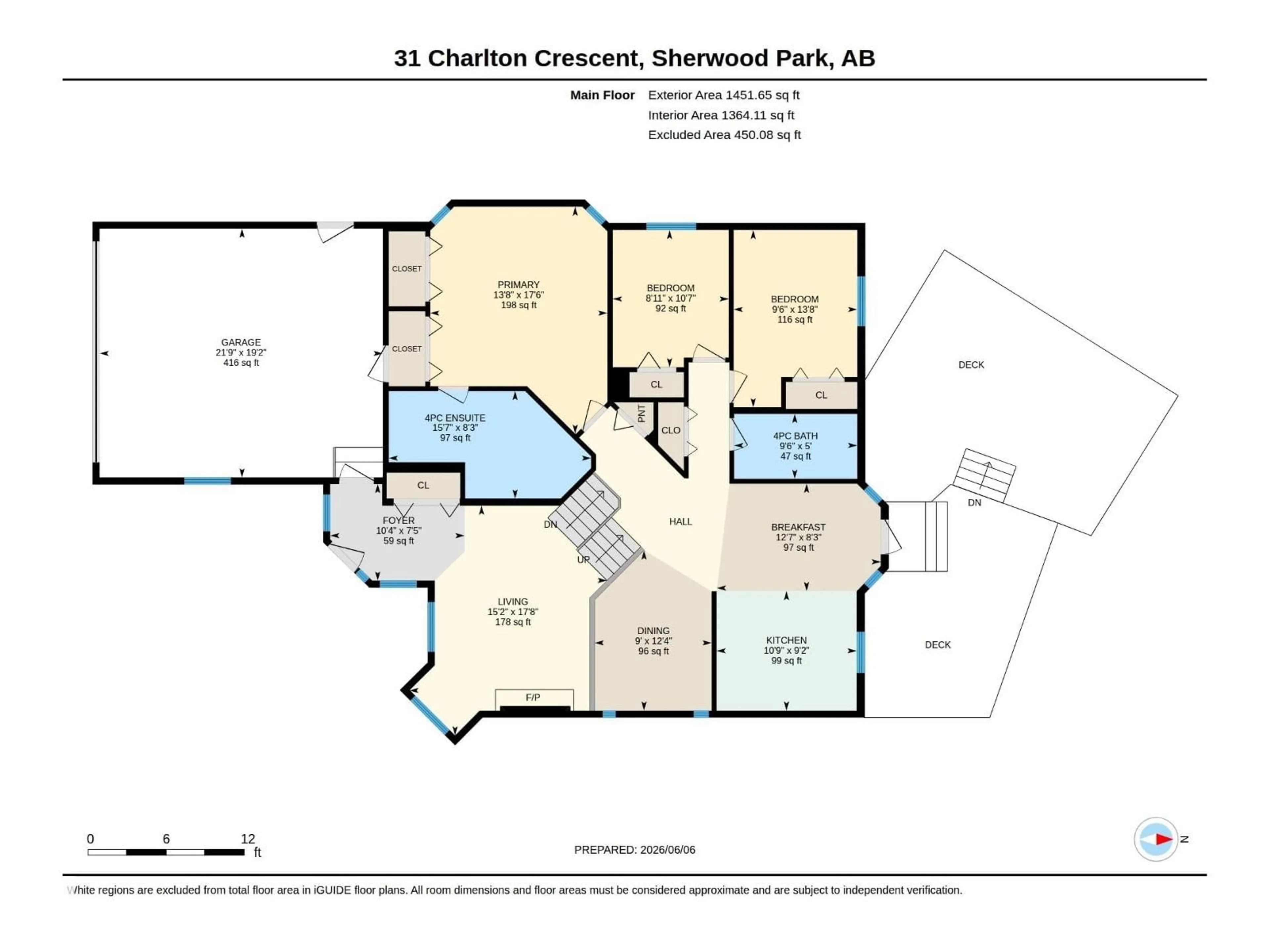 Floor plan for 31 CHARLTON CR, Sherwood Park Alberta T8H1R1