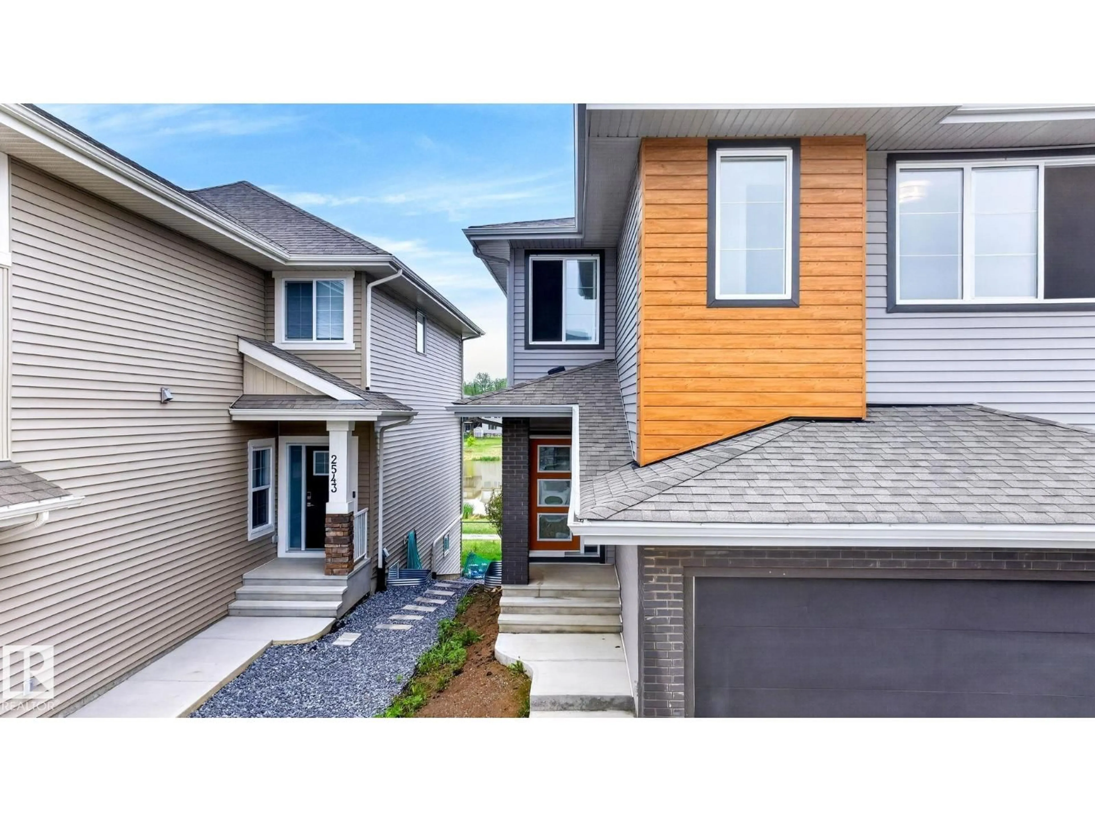 Home with brick exterior material, street for NW - 2539 208 ST, Edmonton Alberta T6M1P4