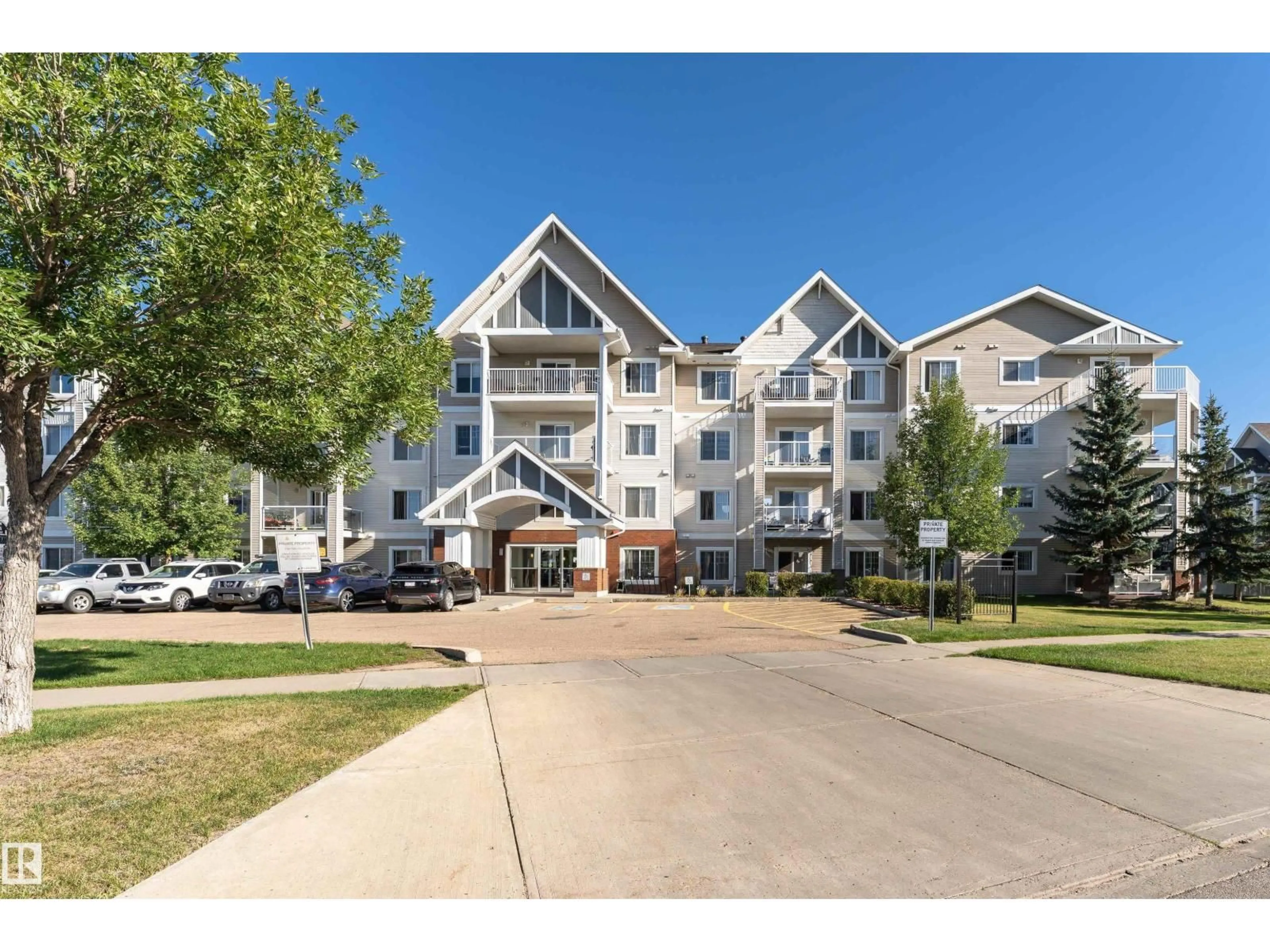 A pic from outside/outdoor area/front of a property/back of a property/a pic from drone, unknown for #318 - 13830 150 AV, Edmonton Alberta T6V1X2