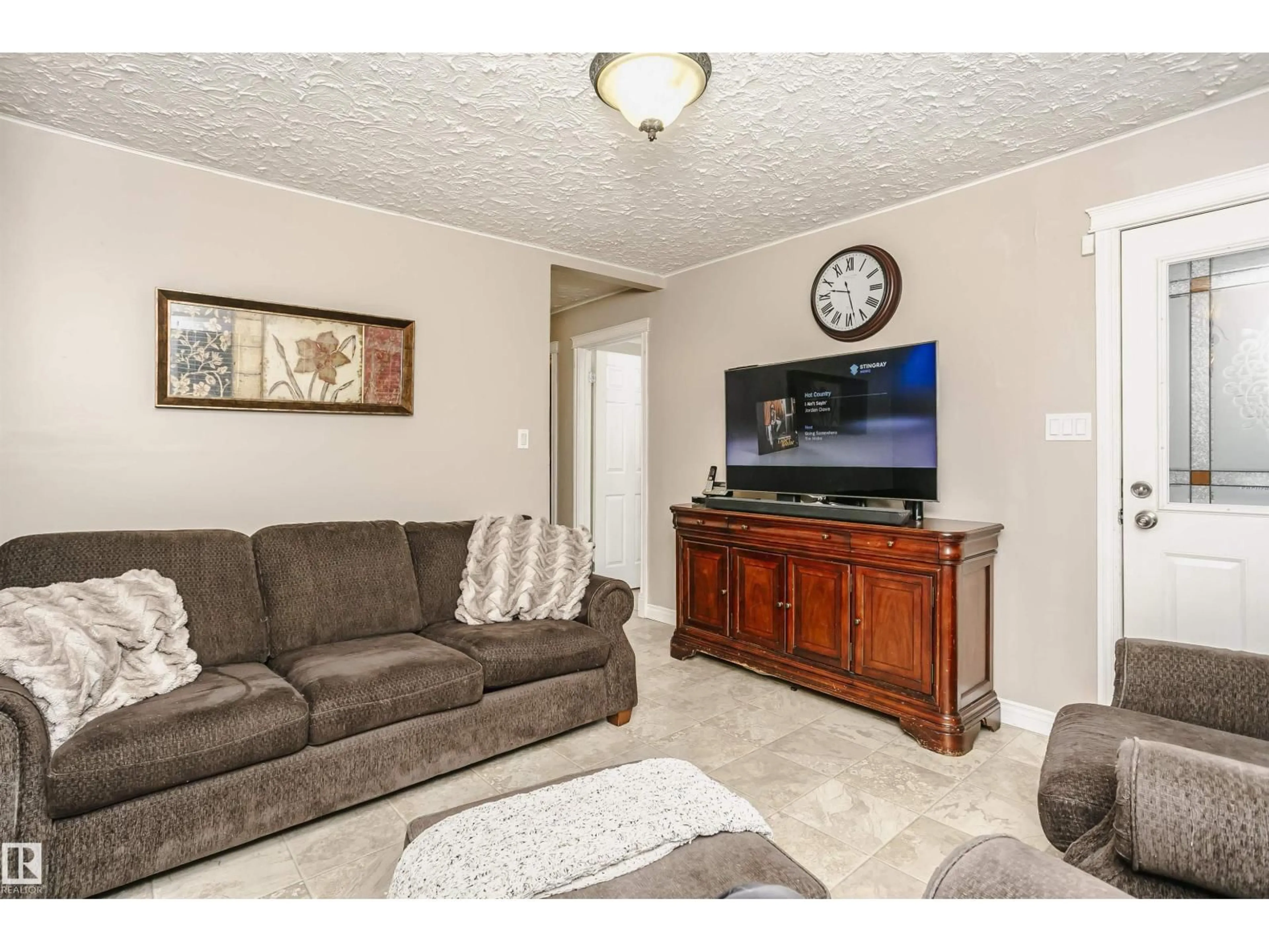 Living room with furniture, unknown for 12130 95 ST, Edmonton Alberta T5G1M8
