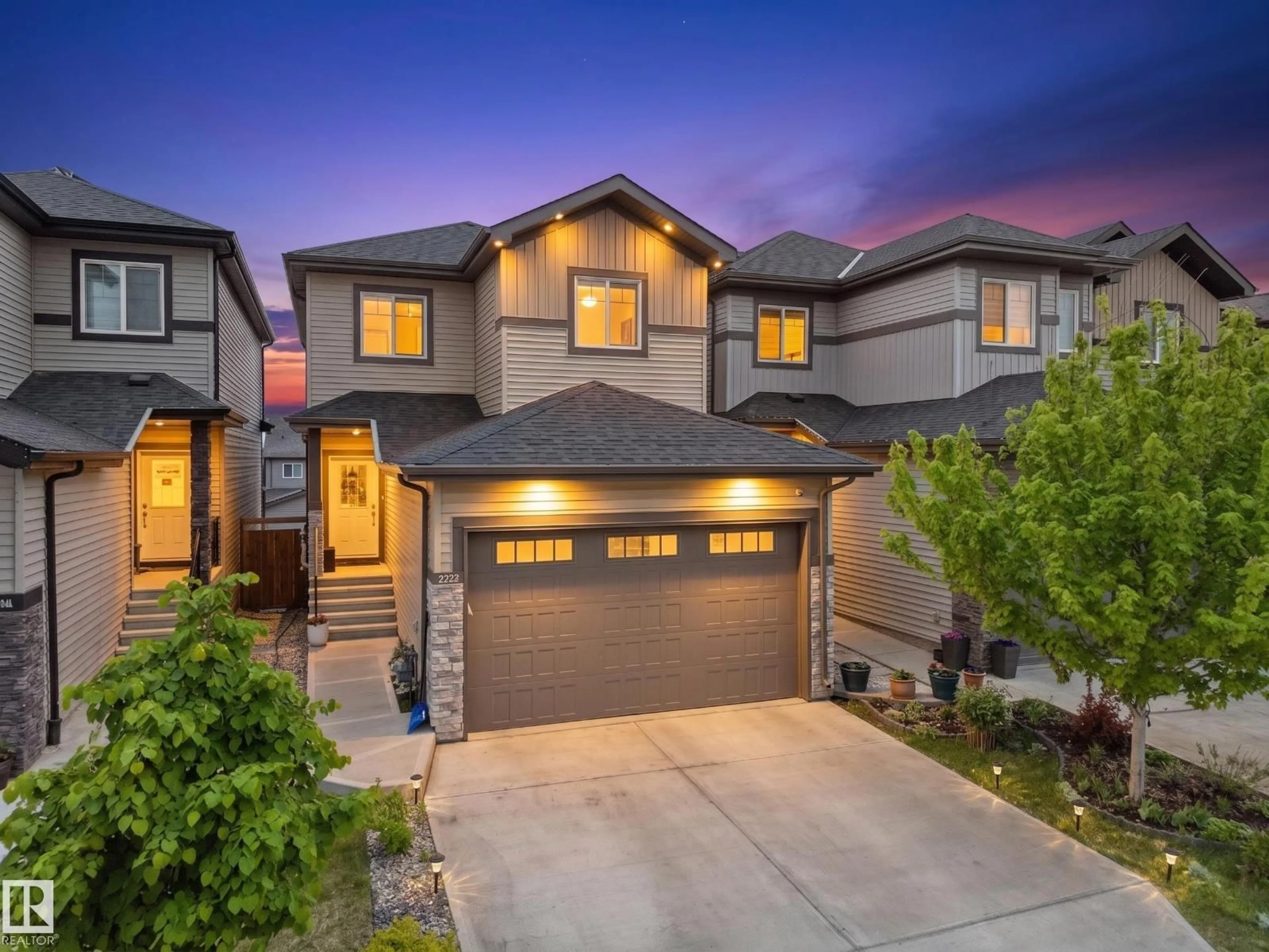 Home with brick exterior material, street for NW - 9923 222 ST, Edmonton Alberta T5T7J1
