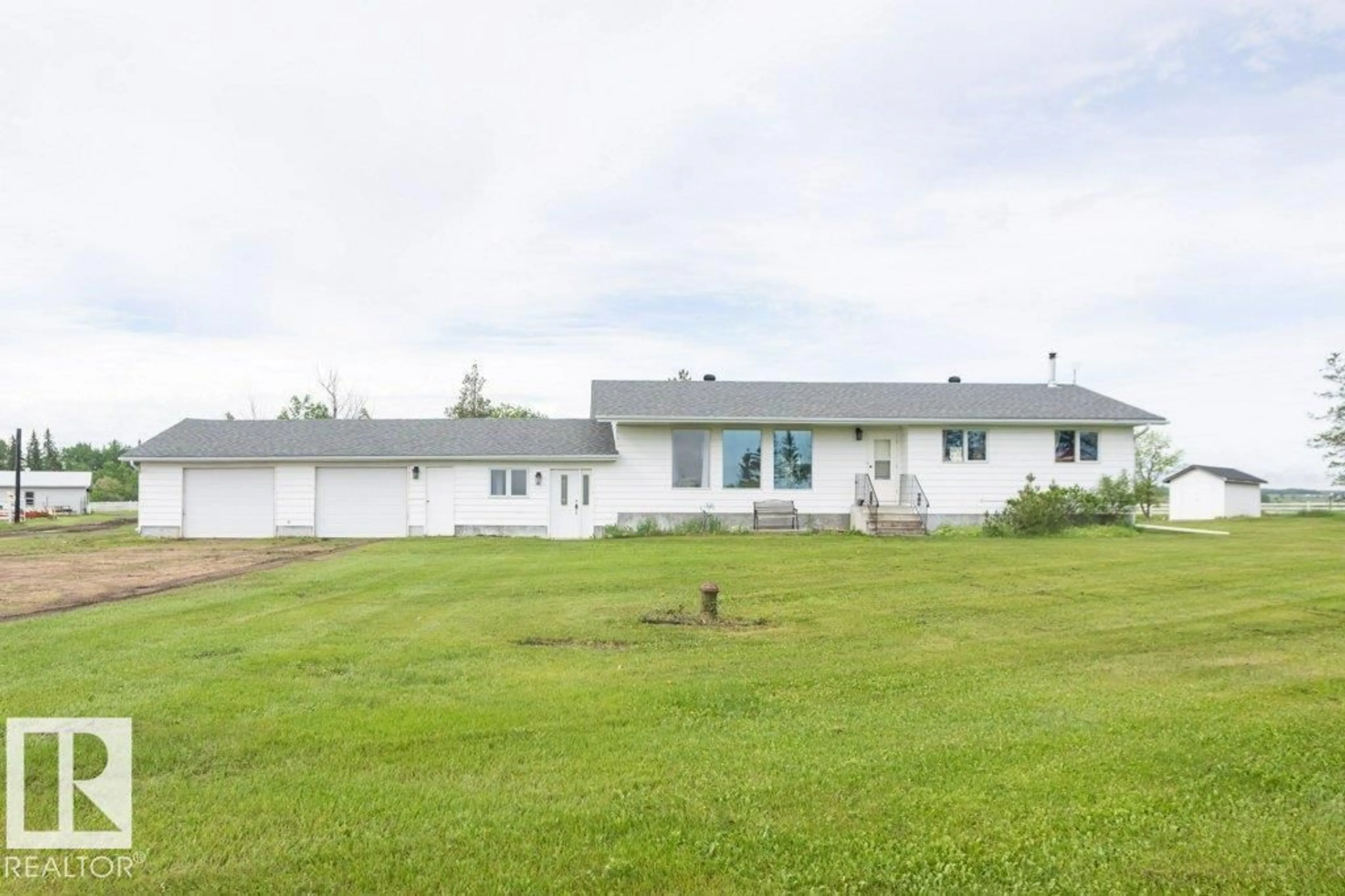 A pic from outside/outdoor area/front of a property/back of a property/a pic from drone, unknown for 57532 RG RD 270, Rural Westlock County Alberta T0G0H0