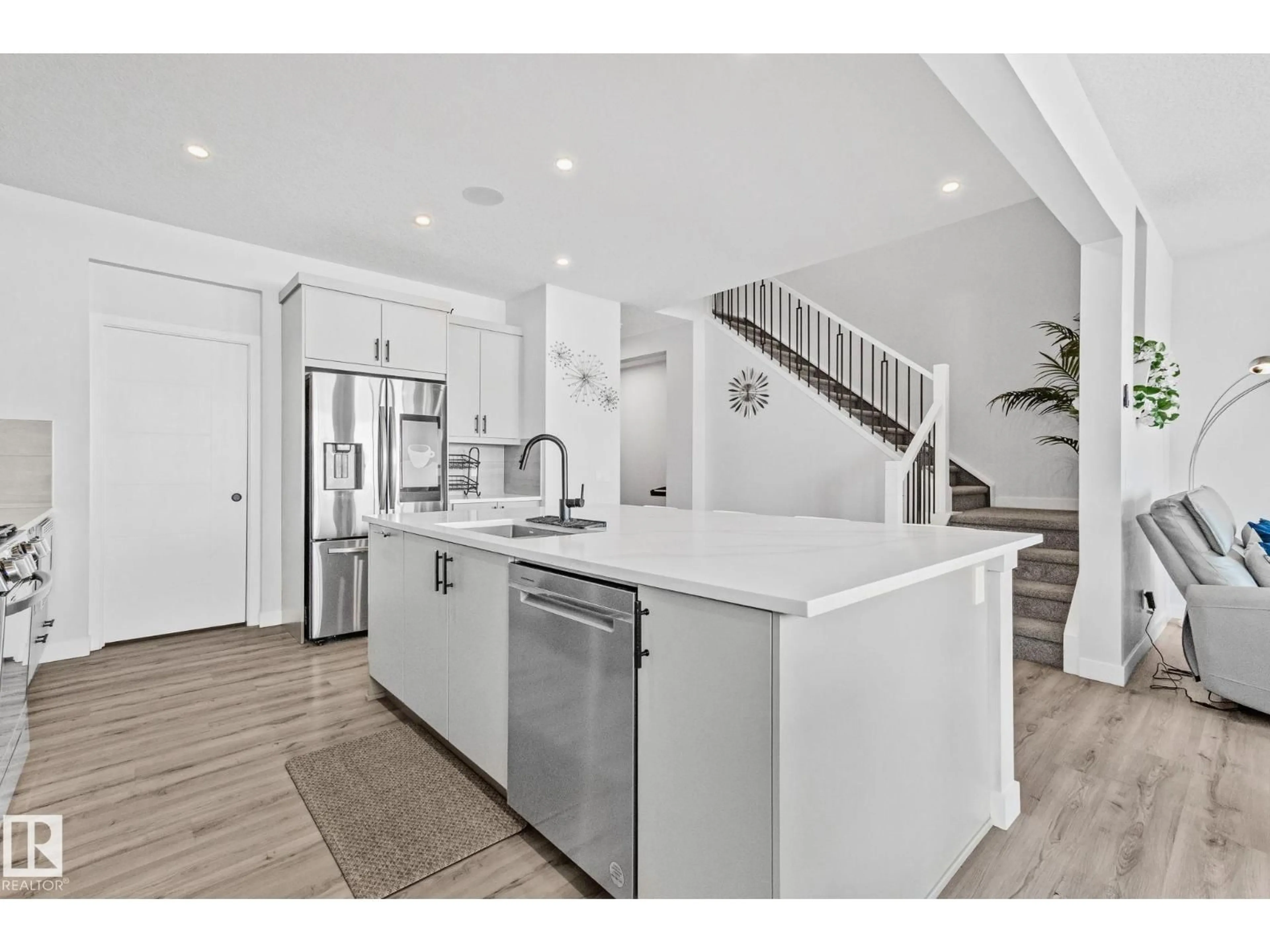 Open concept kitchen, unknown for SW - 15816 29 AV, Edmonton Alberta T5W4X4