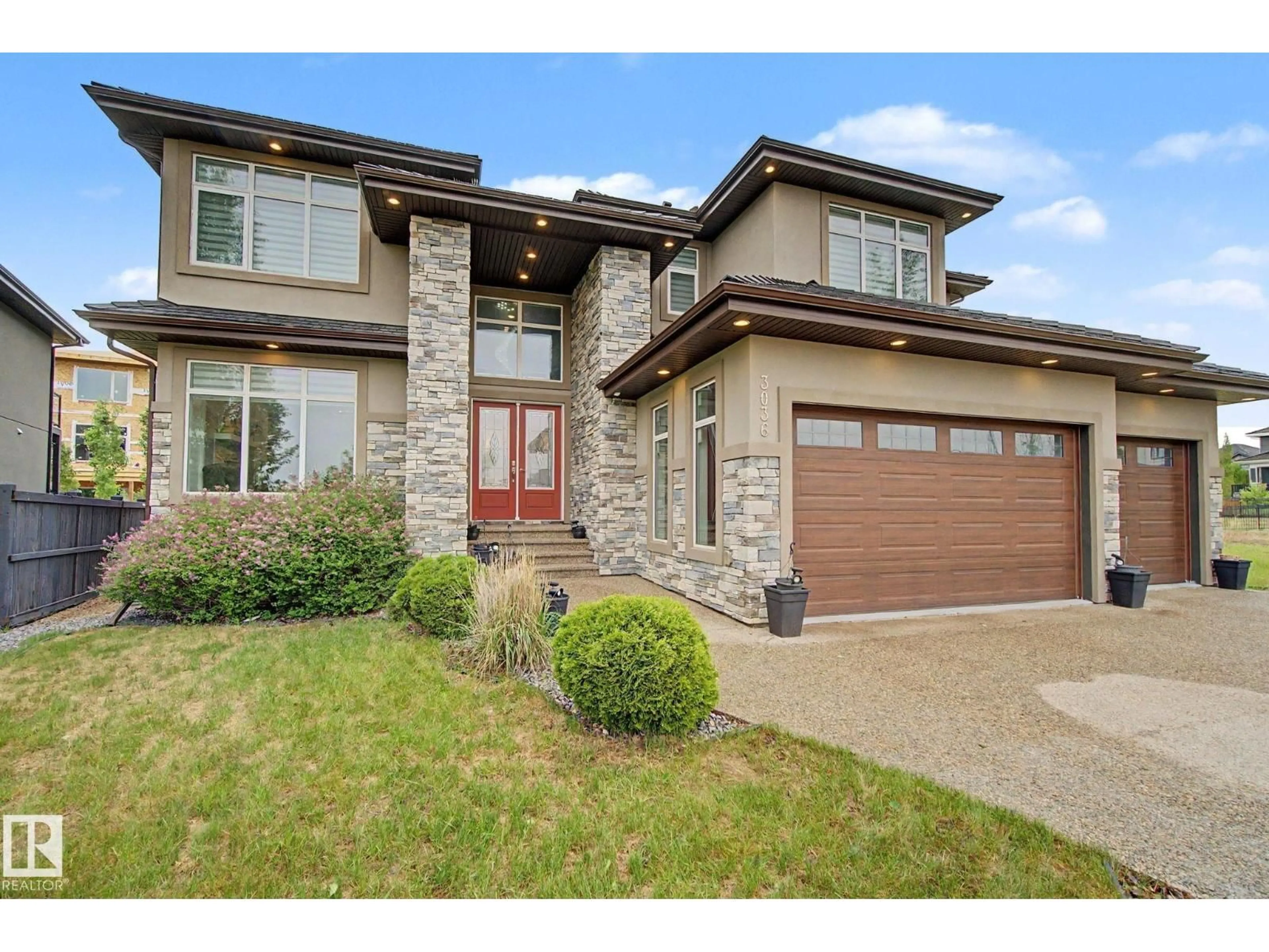 Home with brick exterior material, street for 3036 59 AV, Nisku Alberta T4X0X9