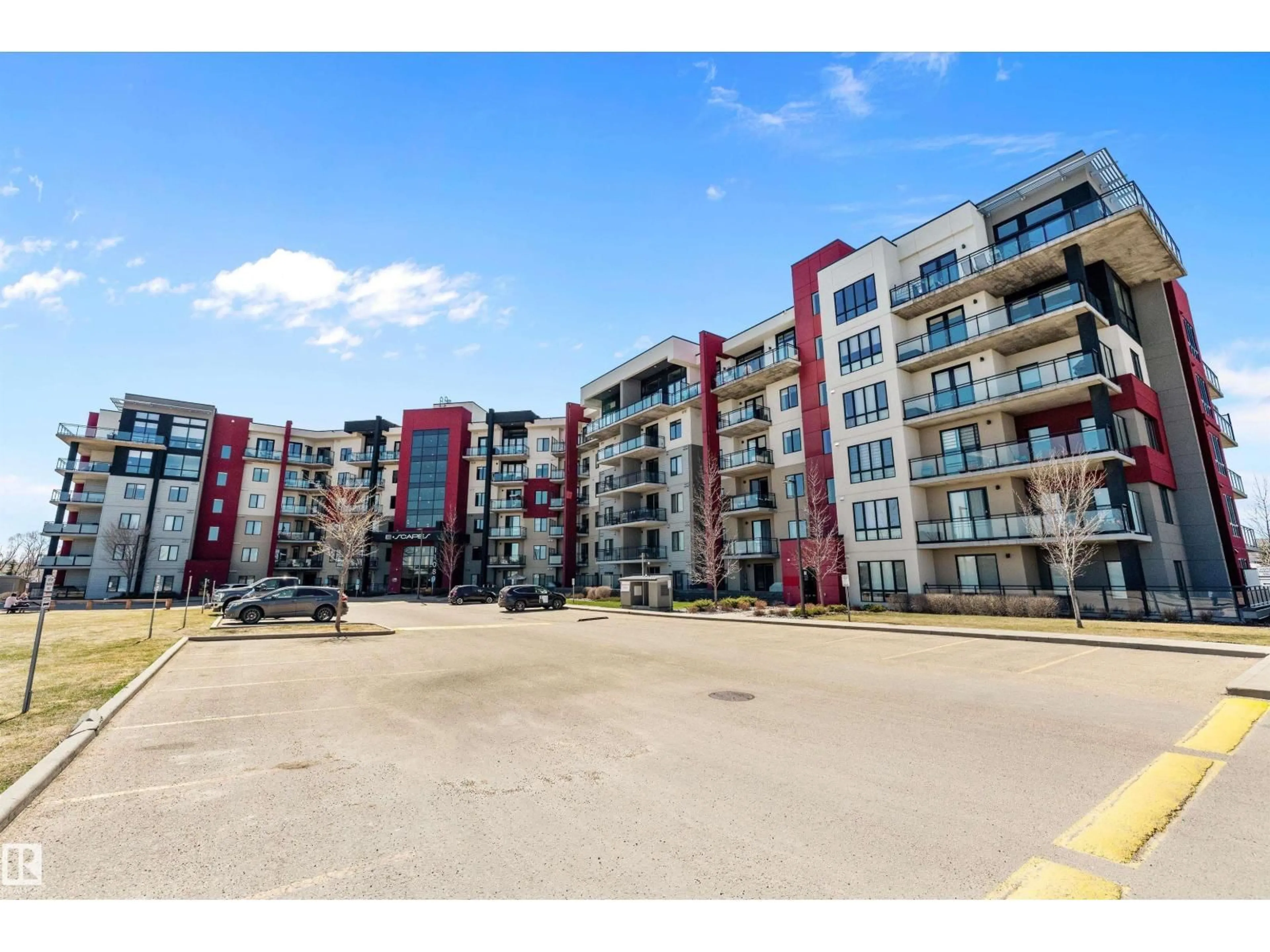 A pic from outside/outdoor area/front of a property/back of a property/a pic from drone, street for 307 - 11080 ELLERSLIE RD SW, Edmonton Alberta T6W2C2