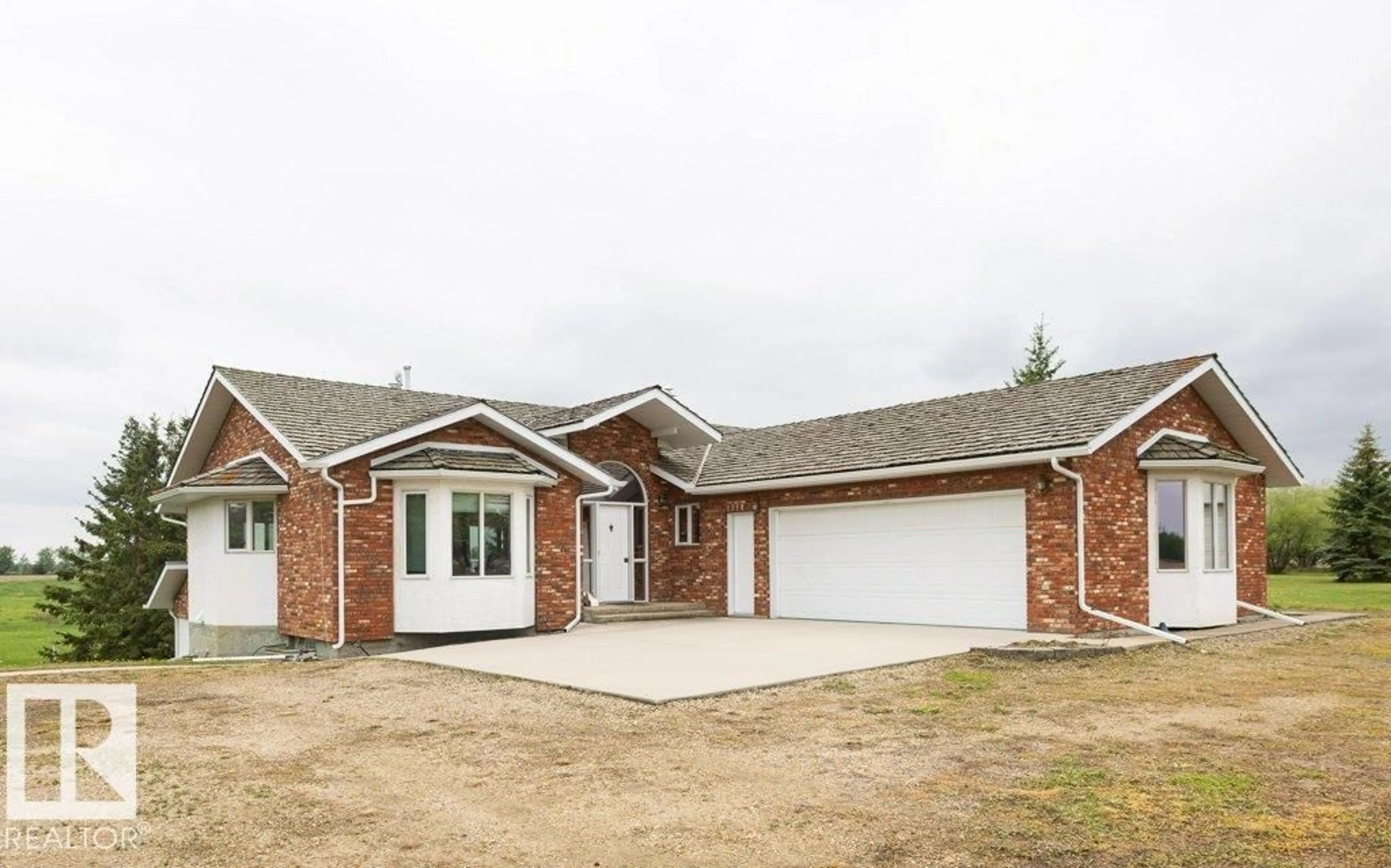 Home with brick exterior material, street for 60230 RG RD 271, Rural Westlock County Alberta T7P2P5