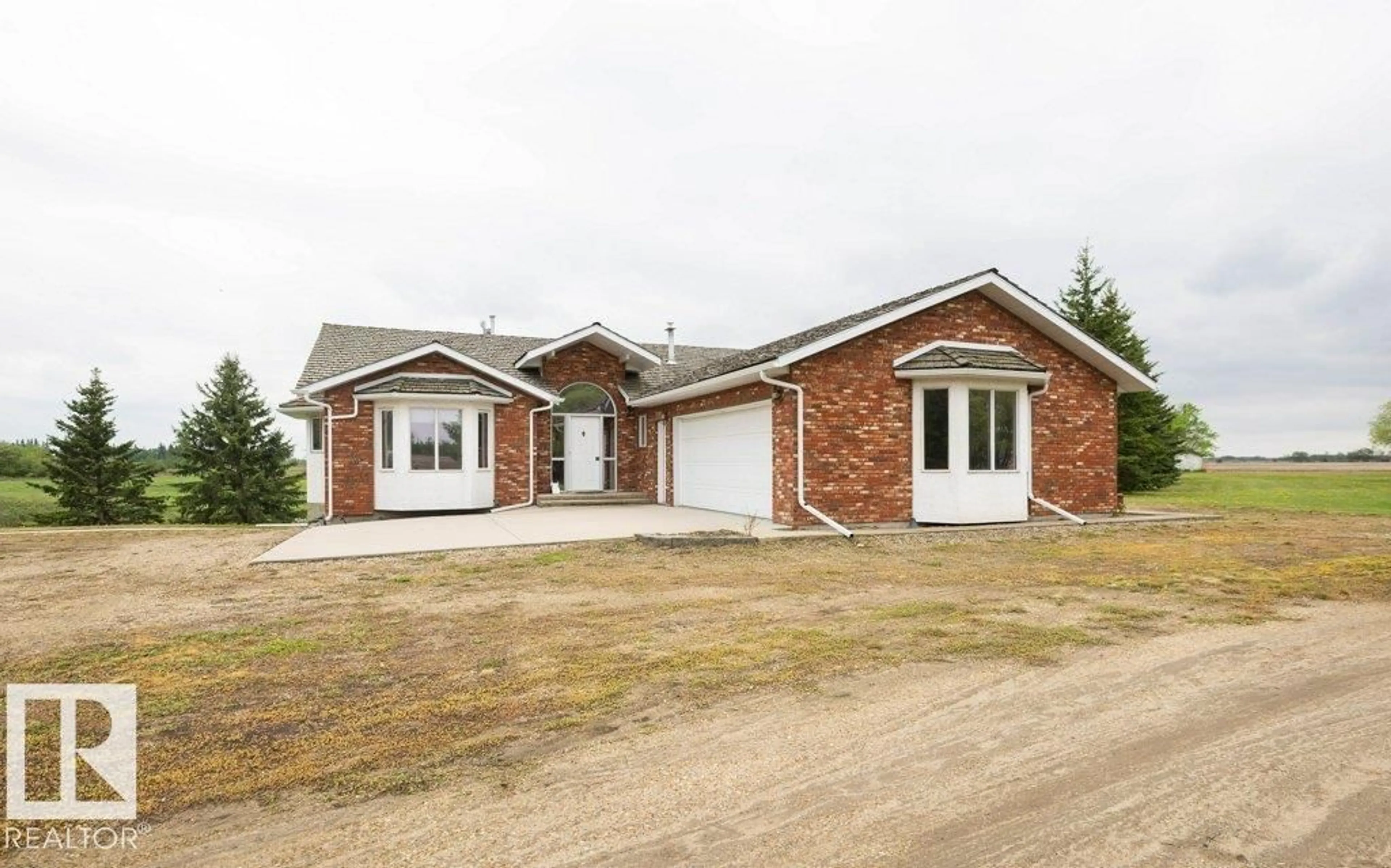 Home with brick exterior material, street for 60230 RG RD 271, Rural Westlock County Alberta T7P2P5