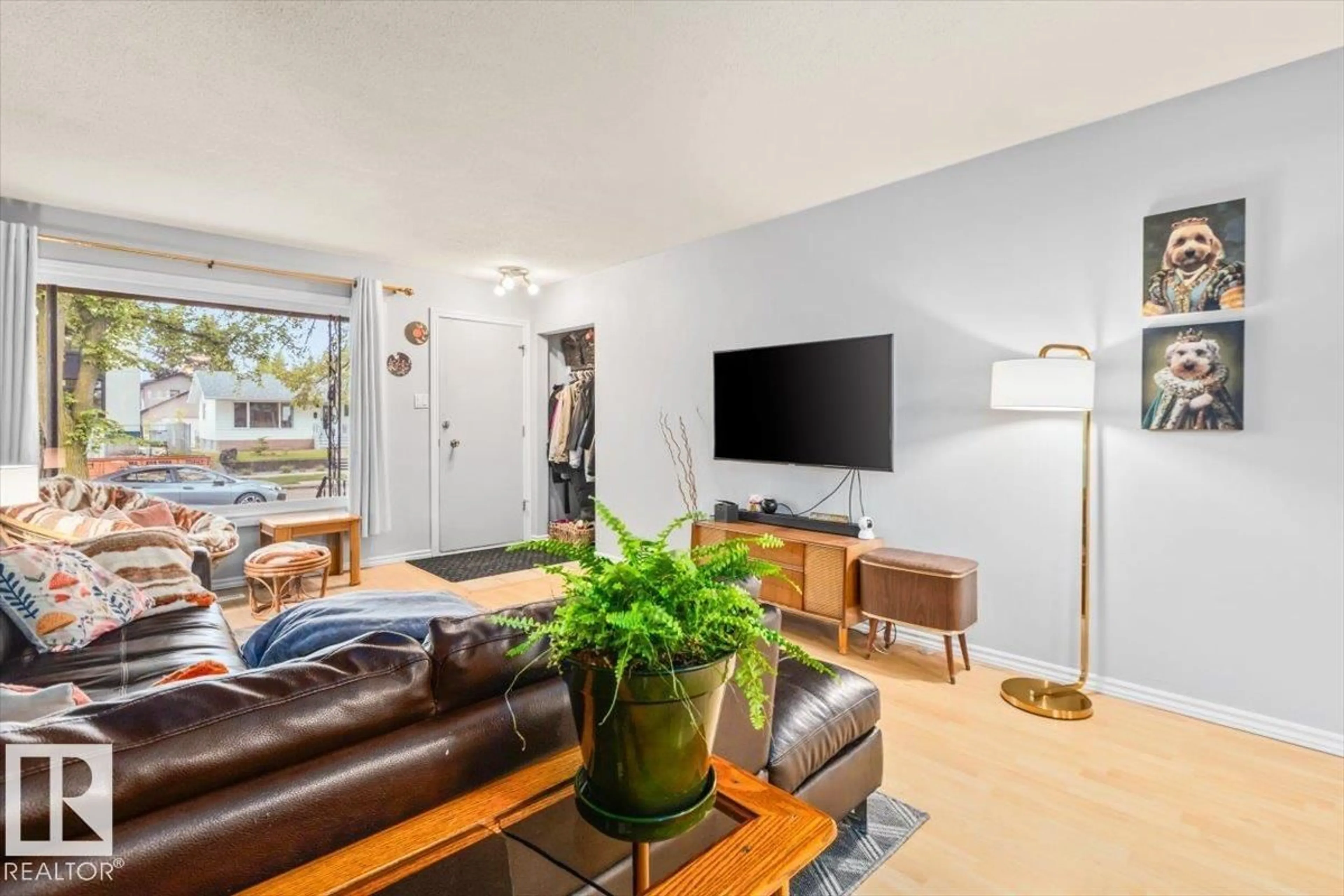 Living room with furniture, unknown for 9324 70 AV, Edmonton Alberta T6E0T7