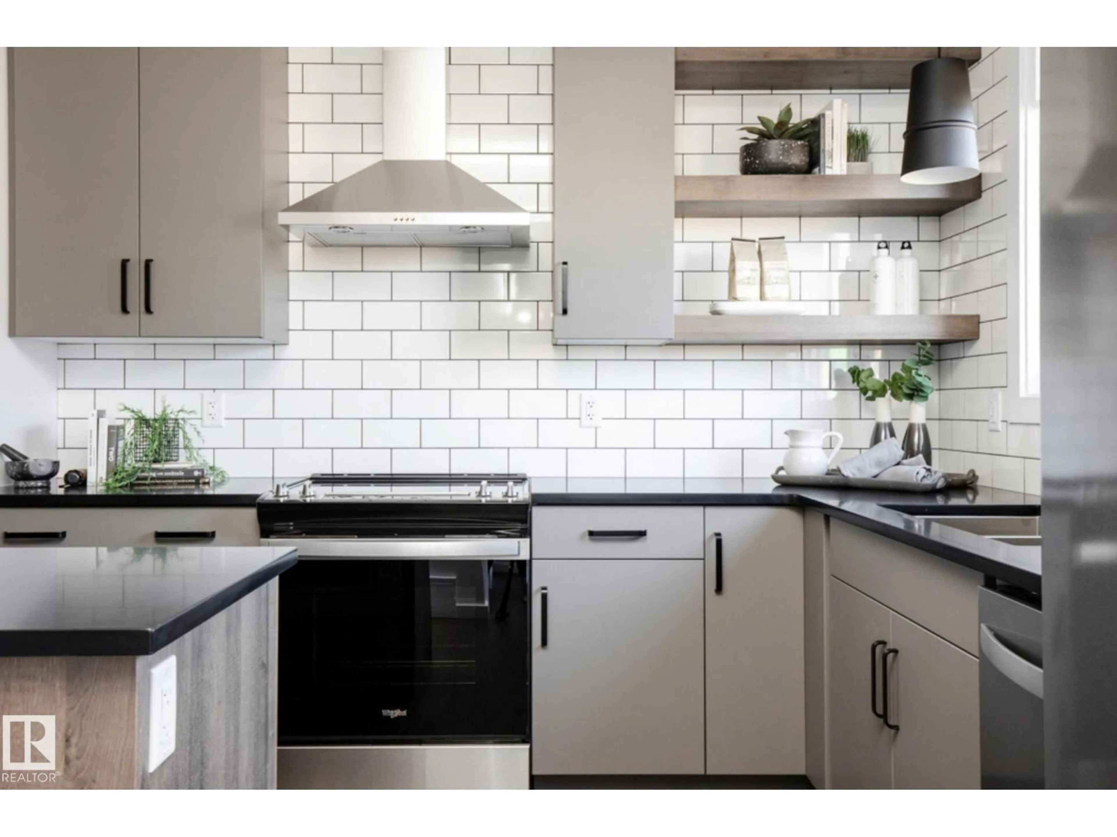 Contemporary kitchen, ceramic/tile floor for 3036 192 STREET, Edmonton Alberta T6M3M3