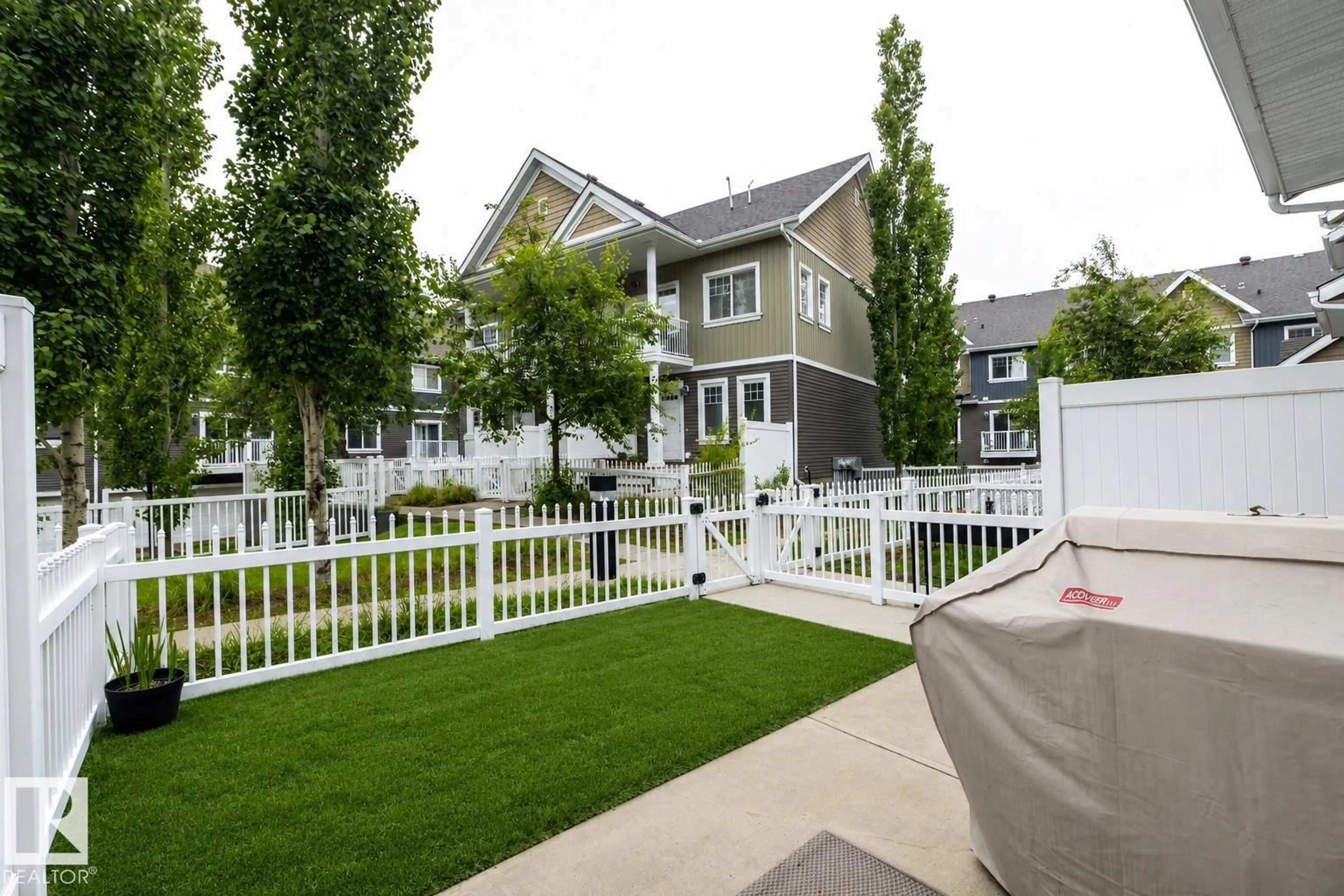Home with vinyl exterior material, street for #46 - 4050 SAVARYN DR, Edmonton Alberta T6X1R8