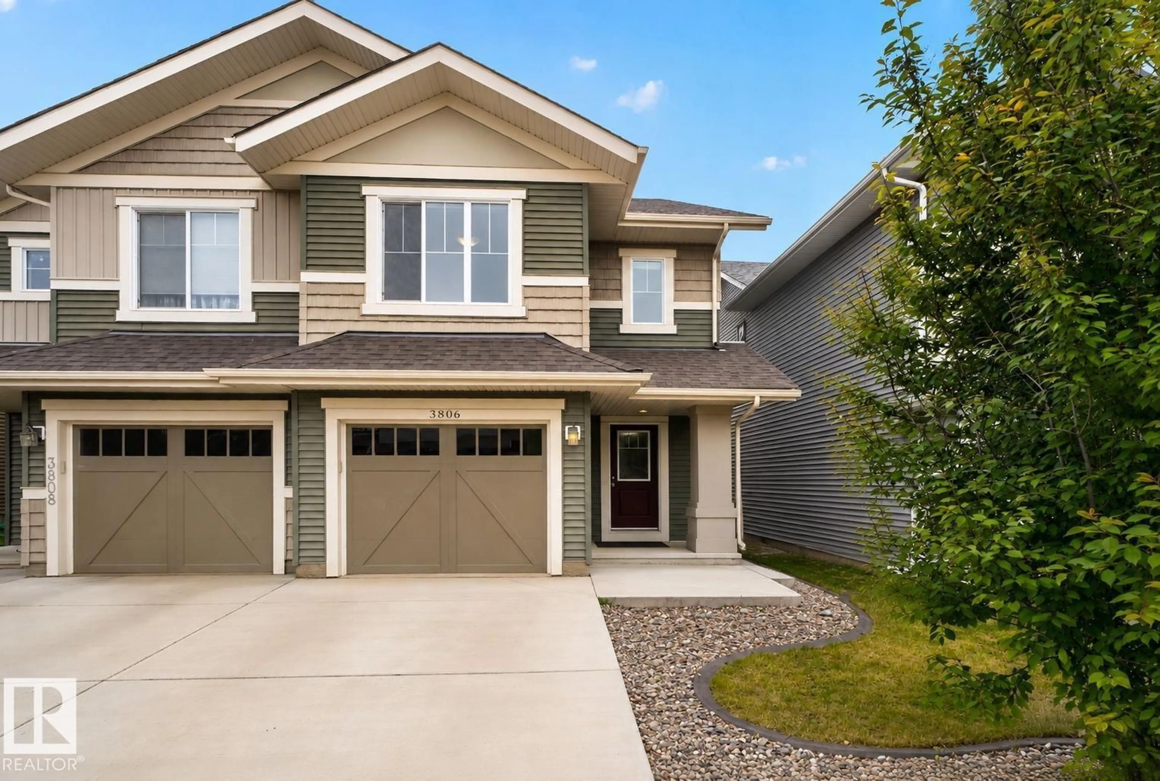 Home with vinyl exterior material, street for SW - 3806 POWELL WD, Edmonton Alberta T6W2W9