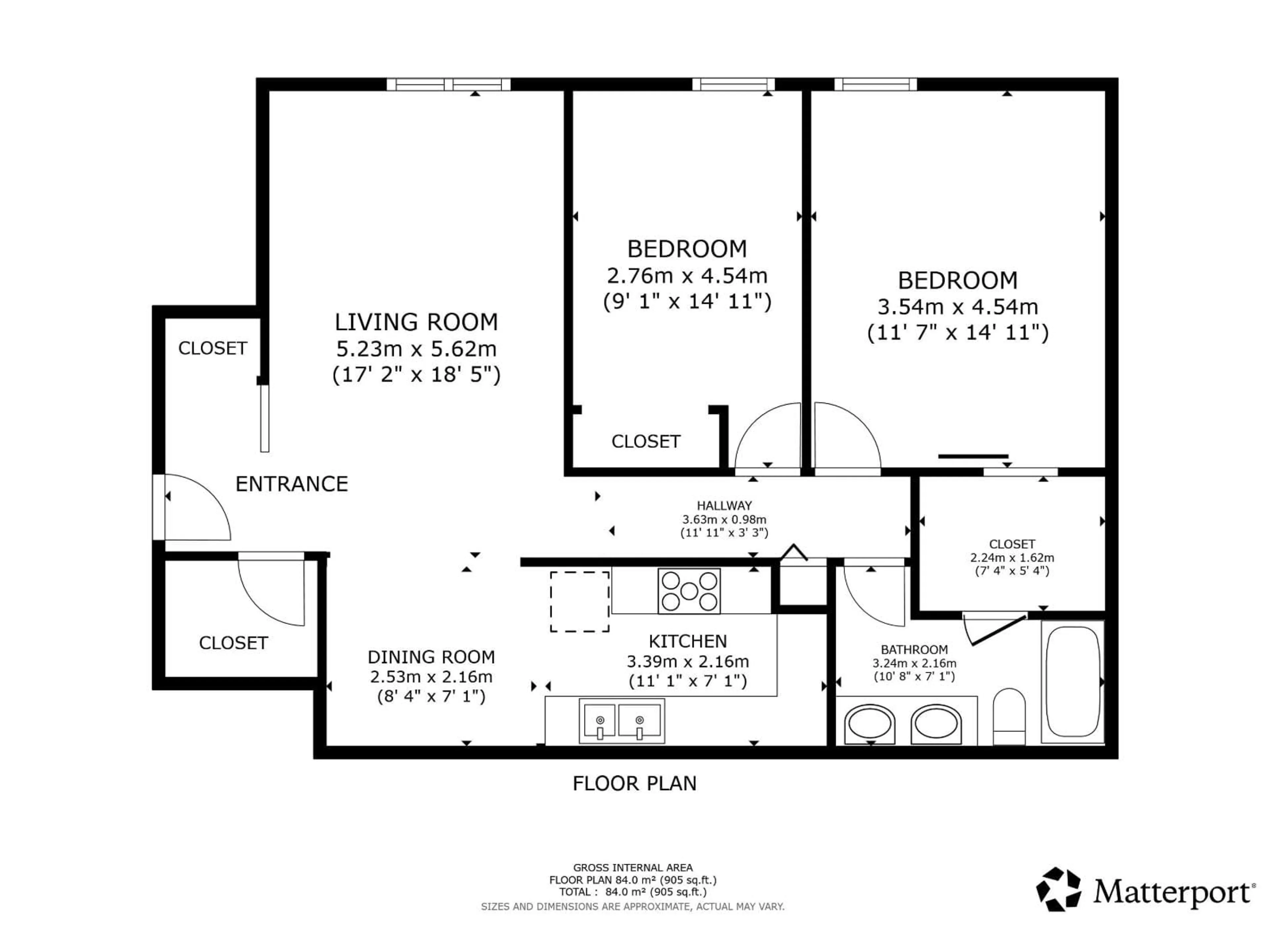 Floor plan for 201 - 49 AKINS DR, St. Albert Alberta T8N3M6