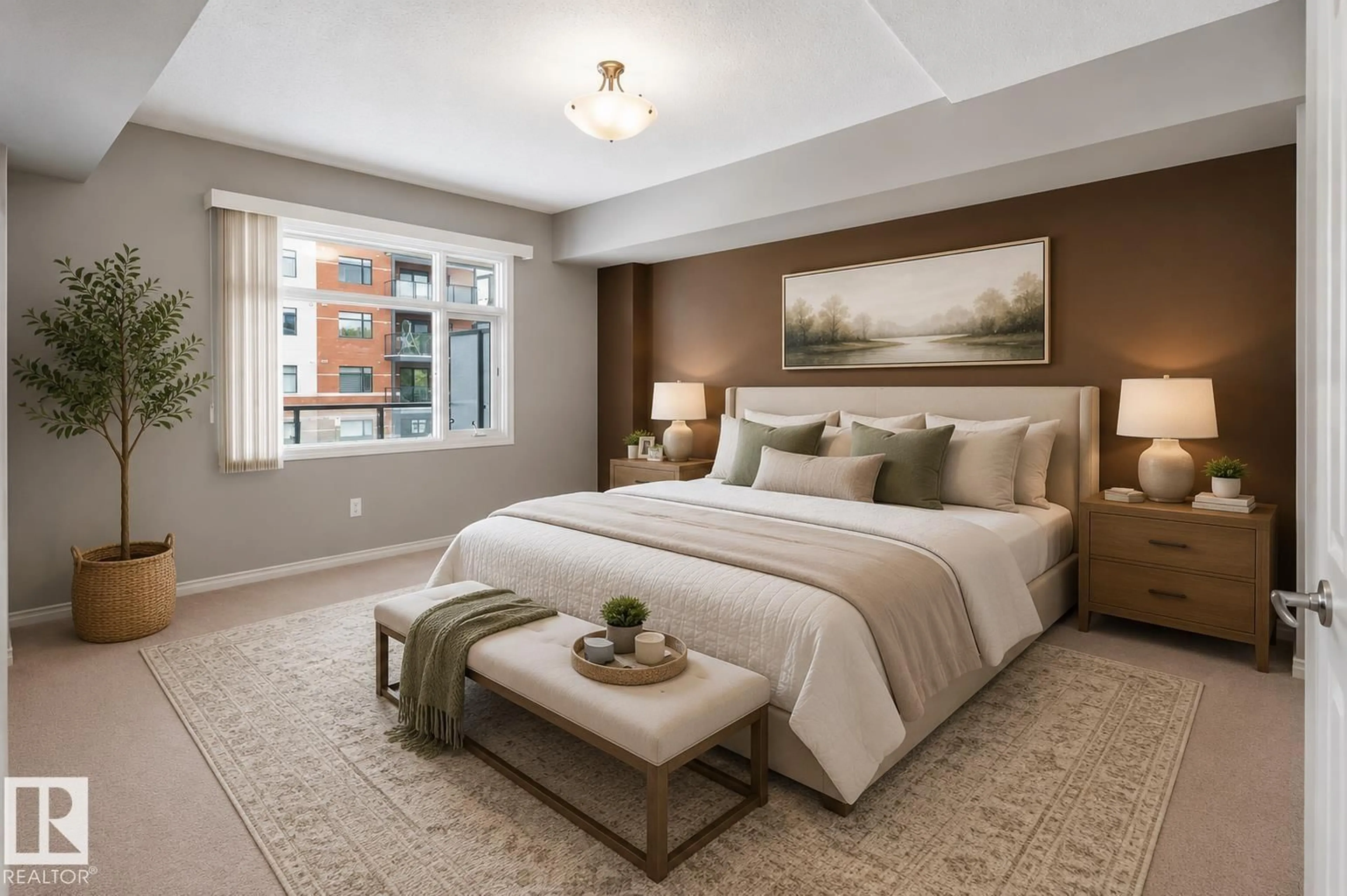 Bedroom with bed, unknown for #201 - 141 FESTIVAL WY, Sherwood Park Alberta T8A3V8