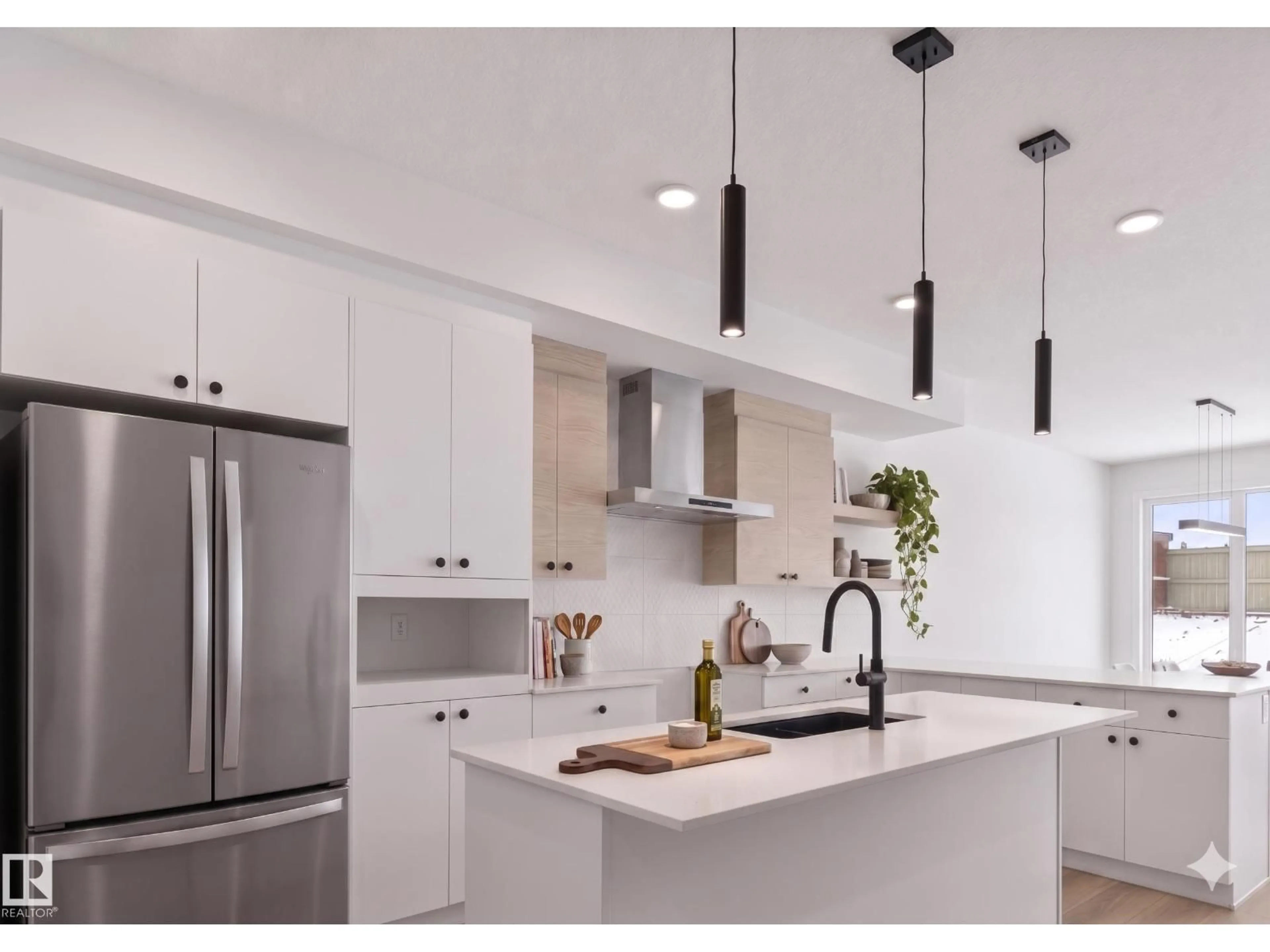 Contemporary kitchen, ceramic/tile floor for NW - 8108 230 STREET, Edmonton Alberta T5T7Y1